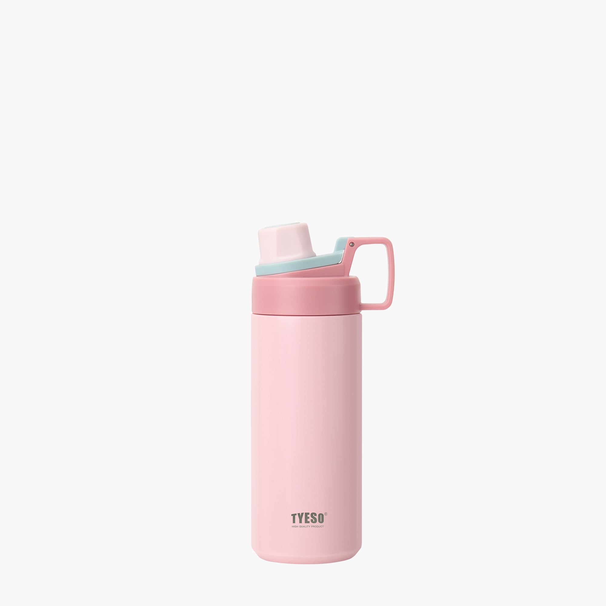 TYESO FIZZ Sports Bottle with Handle in Pink – carry handle detail #color_pink