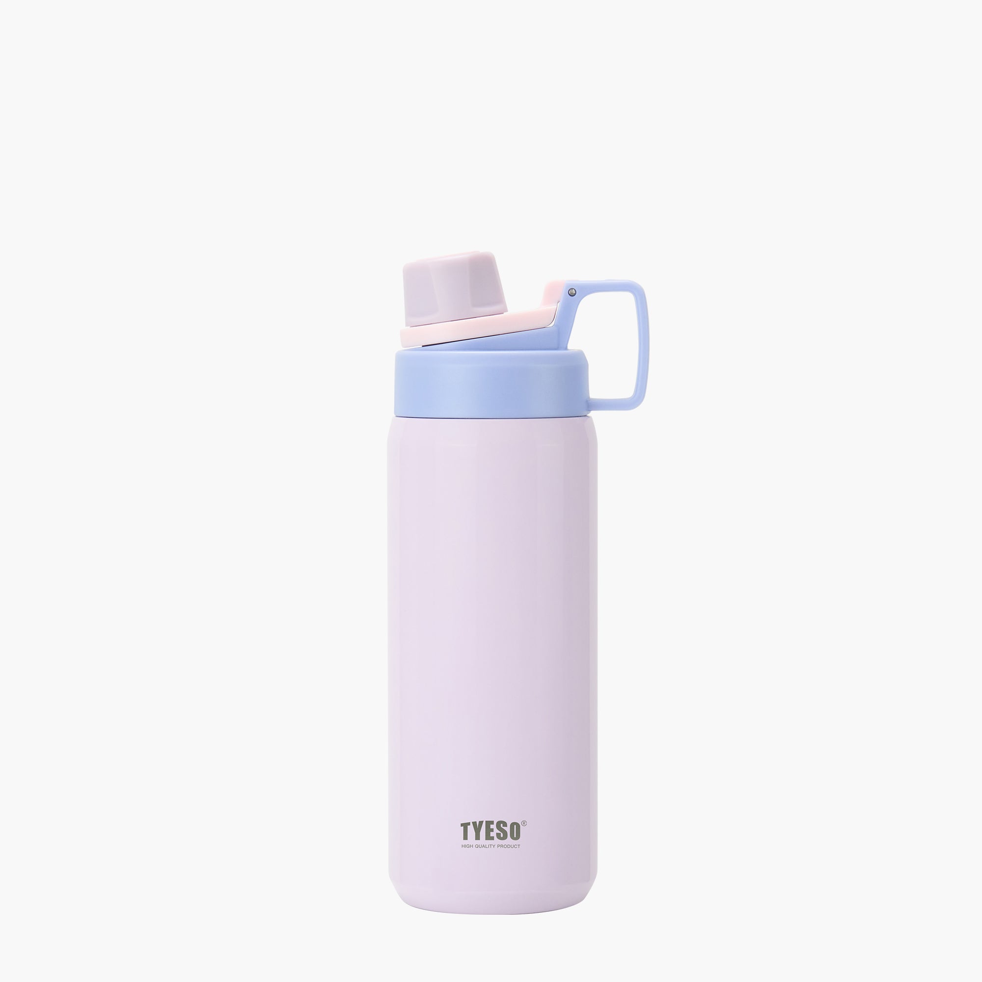 TYESO FIZZ Sports Bottle with Handle in Purple, 25 oz – carry handle detail #color_purple
