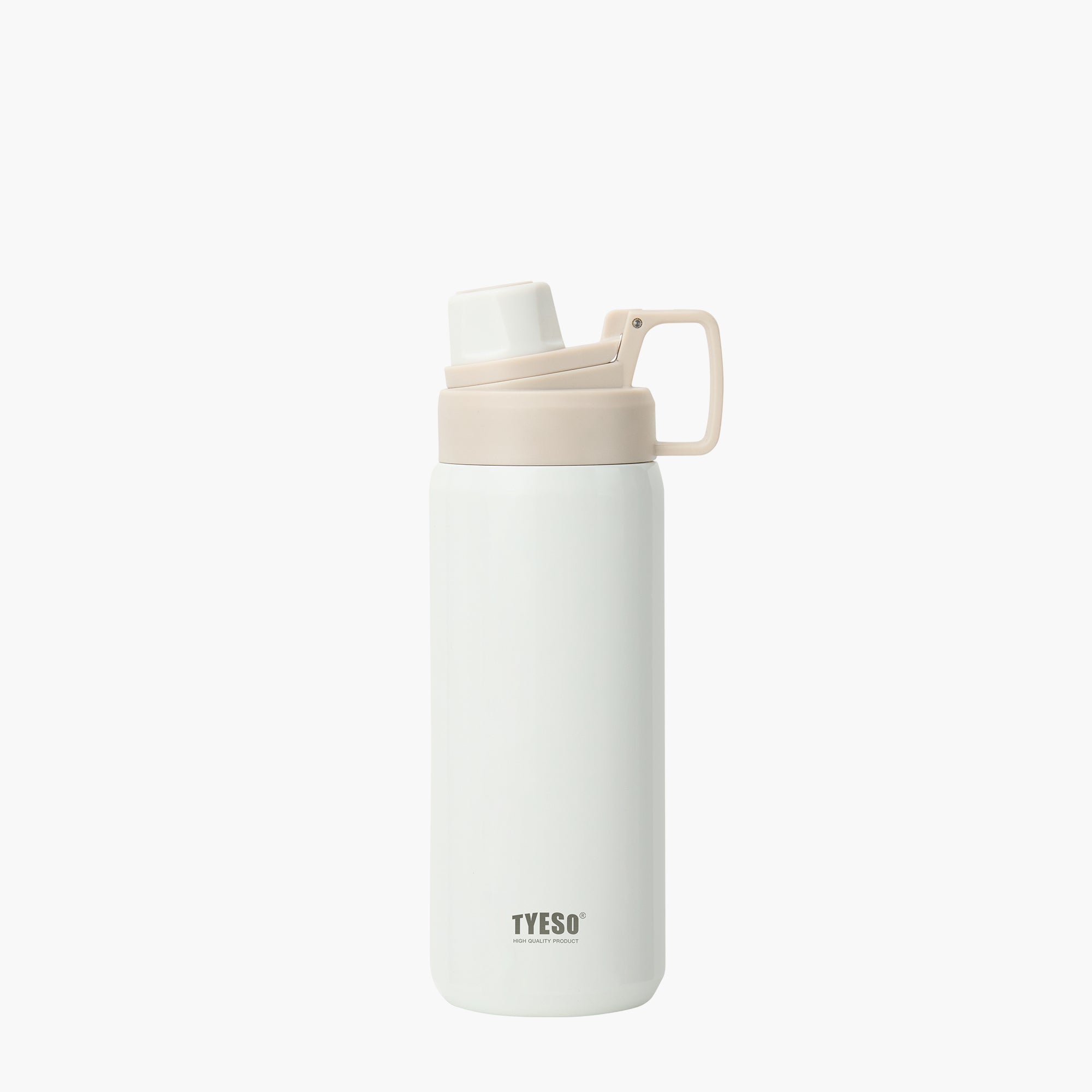 TYESO FIZZ Sports Bottle with Handle in White, 25 oz – carry handle detail #color_white