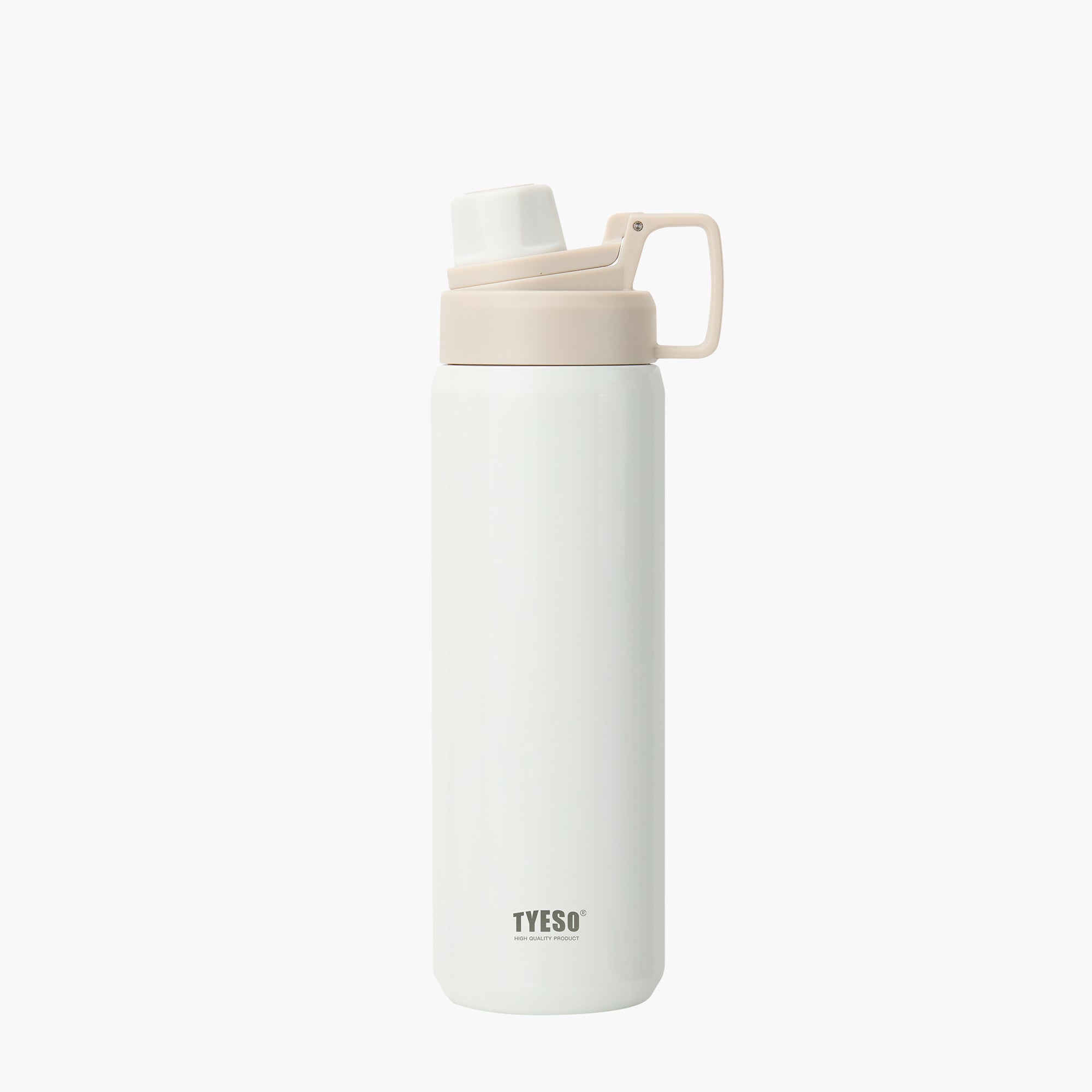 TYESO FIZZ Sports Bottle with Handle in White, 30 oz – carry handle detail #color_white
