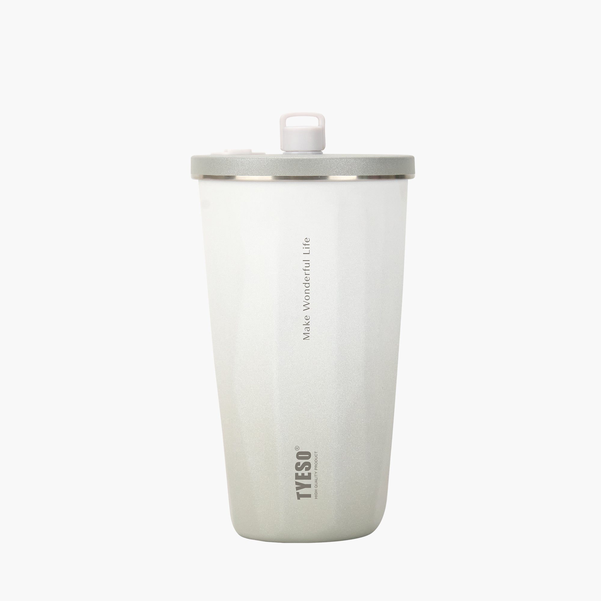TYESO FLAIR 2.0 Retractable Straw Tumbler in Gray, 20 oz – straw detail #color_gray