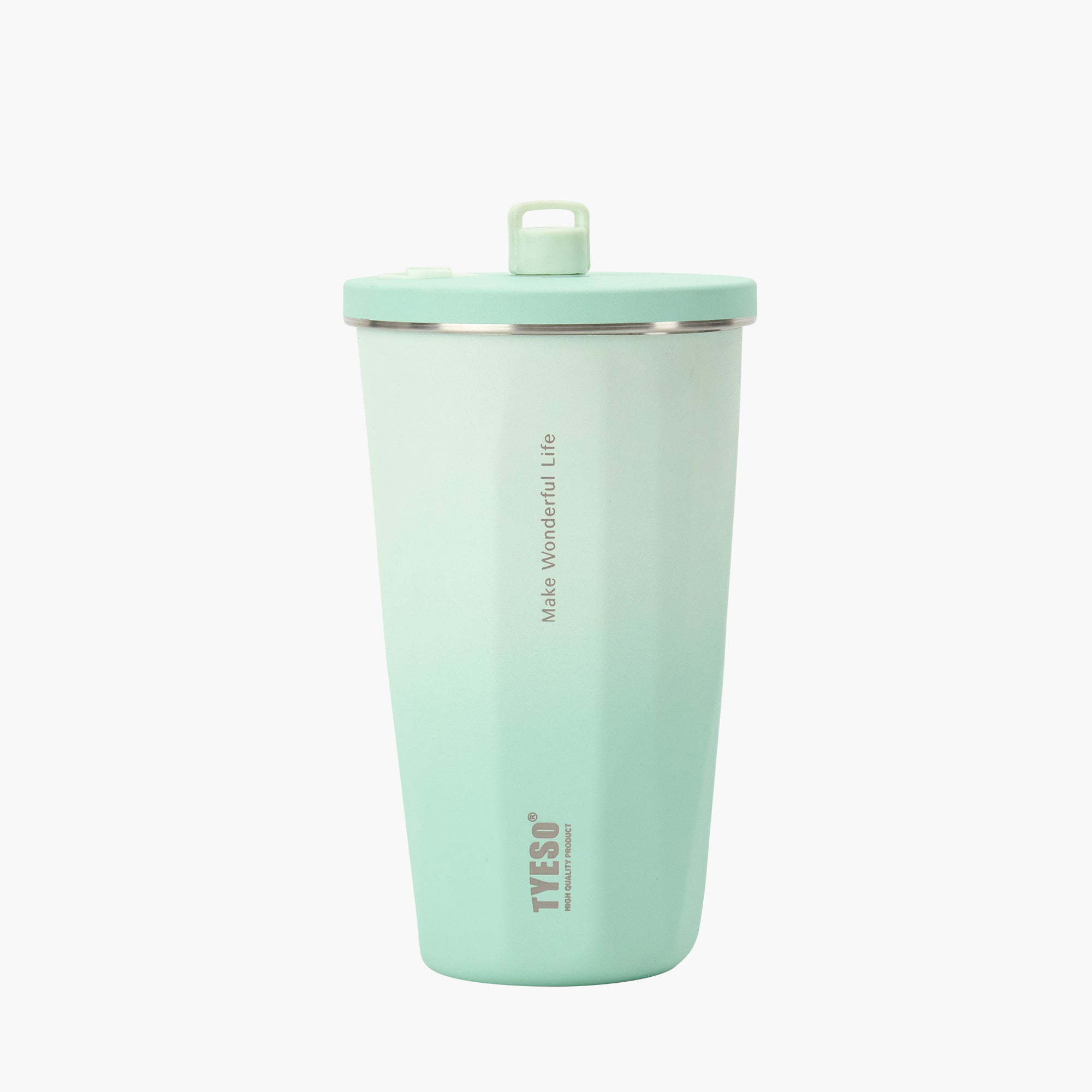 TYESO FLAIR 2.0 Retractable Straw Tumbler in Green, 20 oz – straw detail #color_green