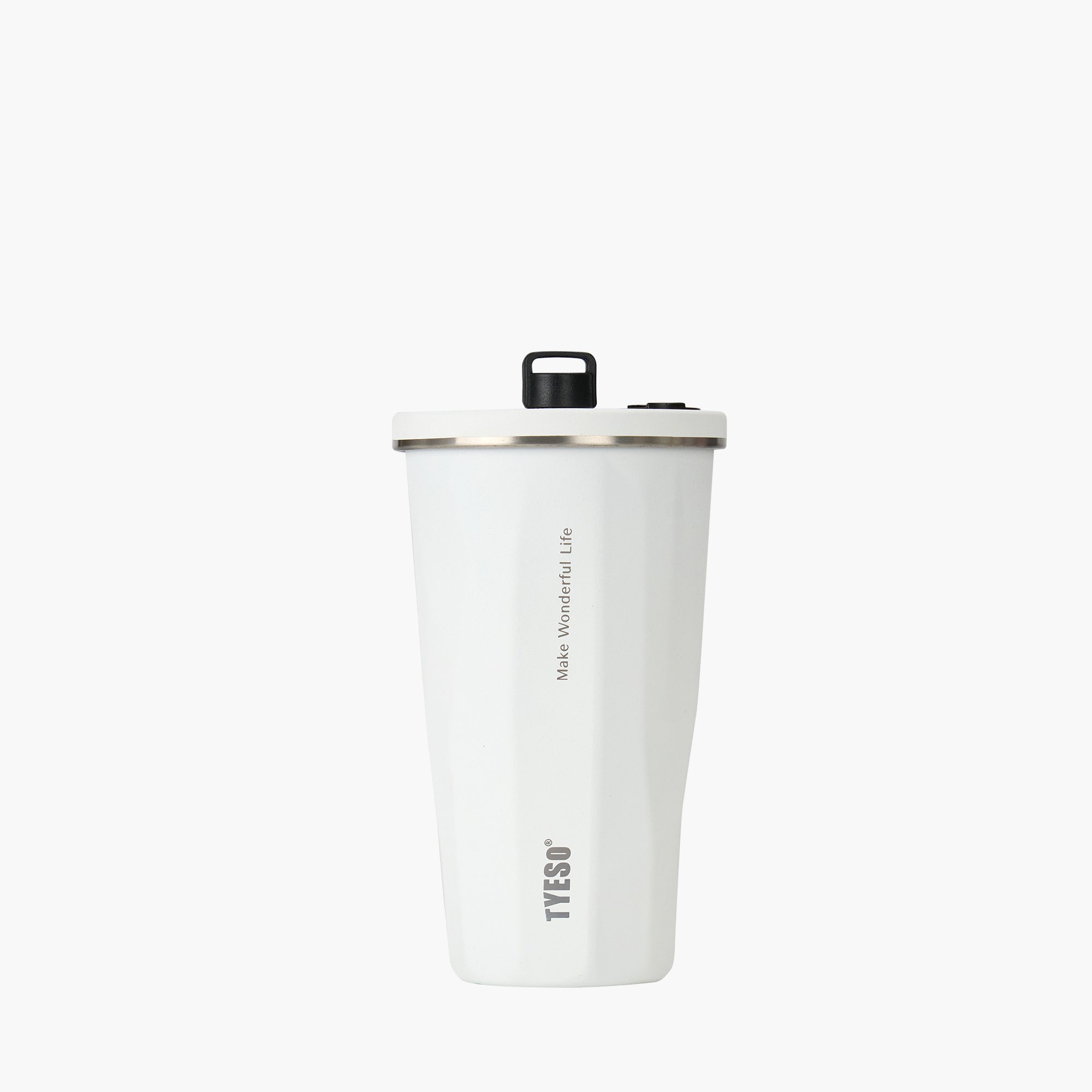 TYESO FLAIR 2.0 Retractable Straw Tumbler in White #color_White