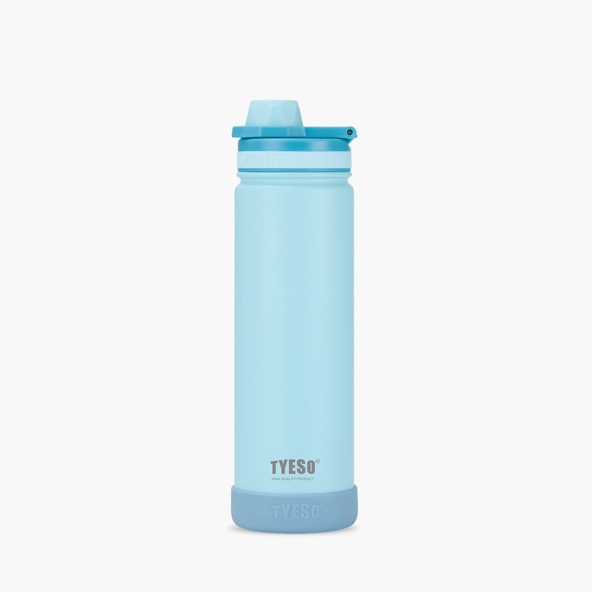 TYESO Kids’ Sports Insulated Water Bottle with Silicone Base in Blue, 25 oz #color_blue