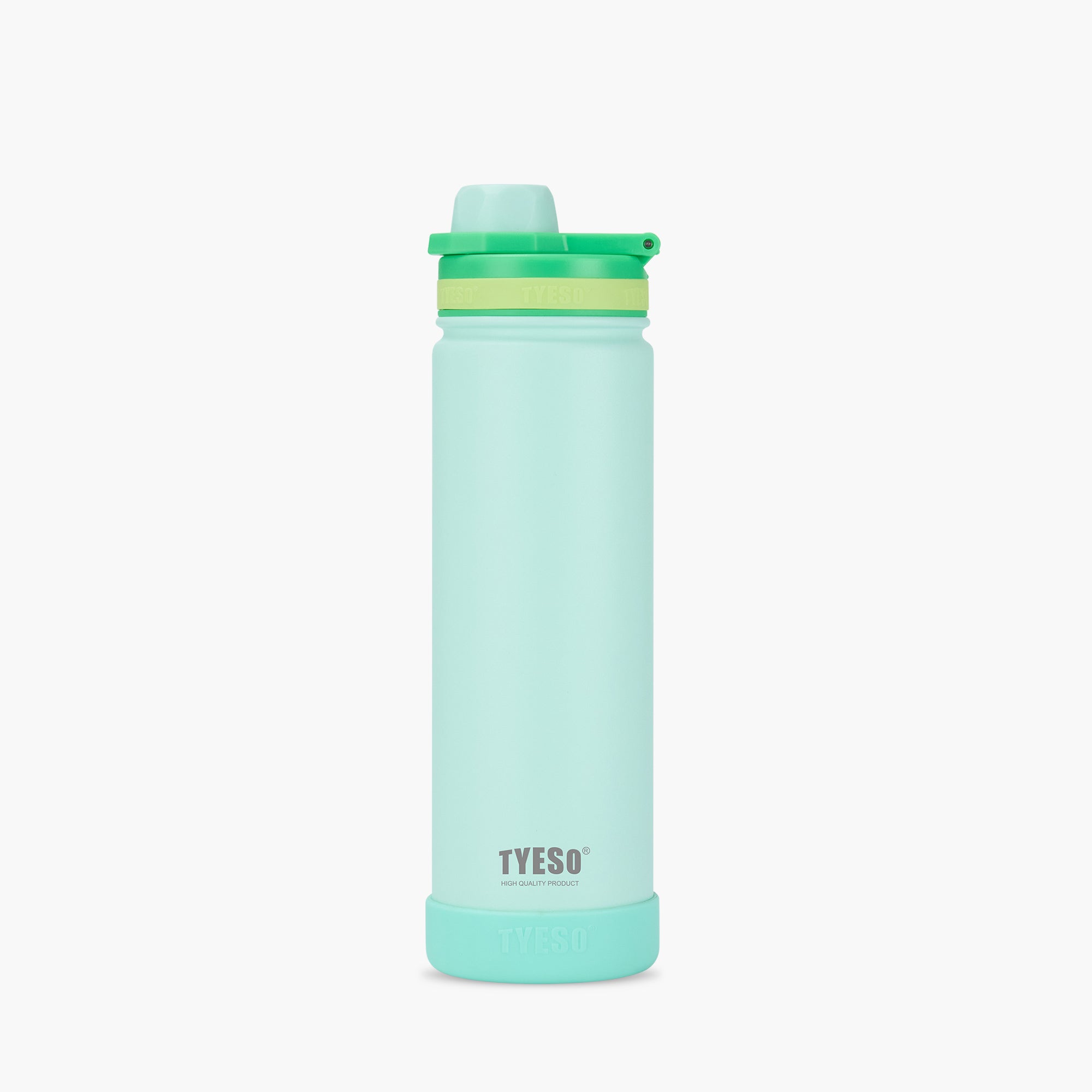 TYESO Kids’ Sports Insulated Water Bottle with Silicone Base in Green, 25 oz #color_green