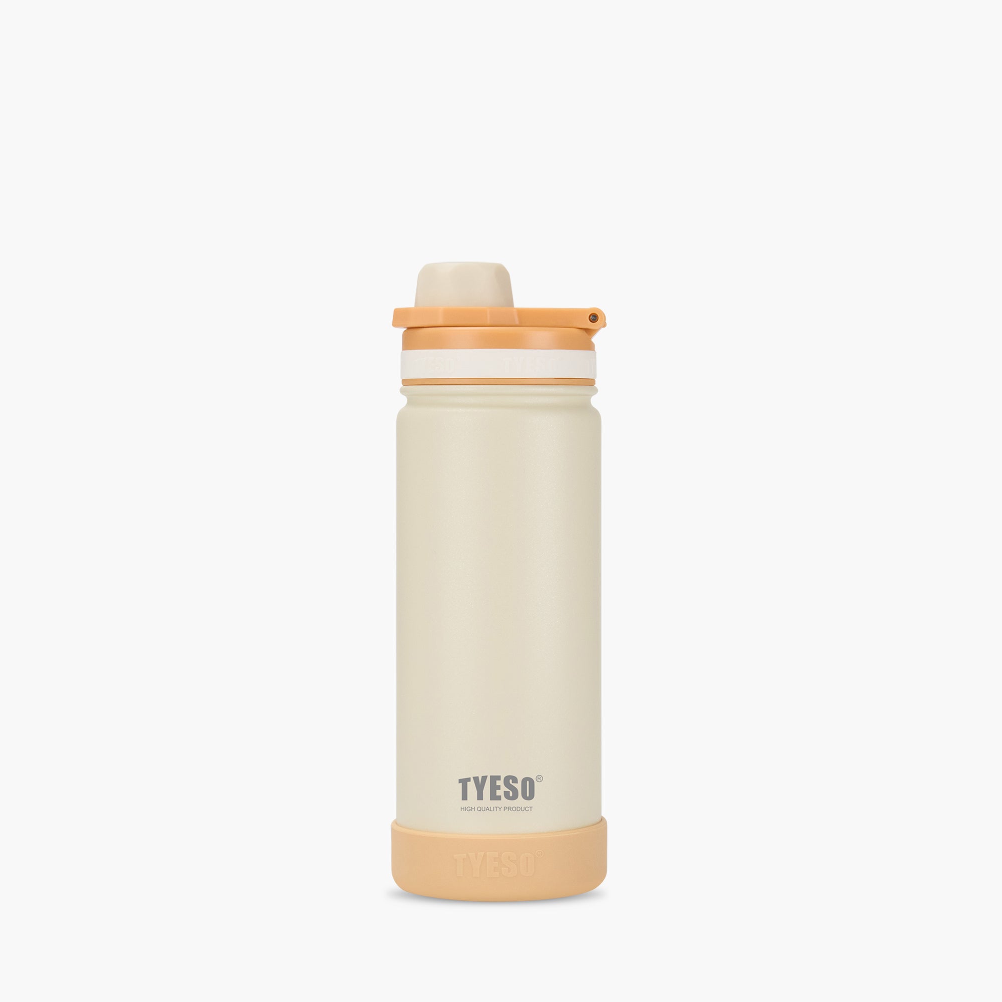 TYESO Kids’ Sports Insulated Water Bottle with Silicone Base in Orange, 20 oz #color_orange