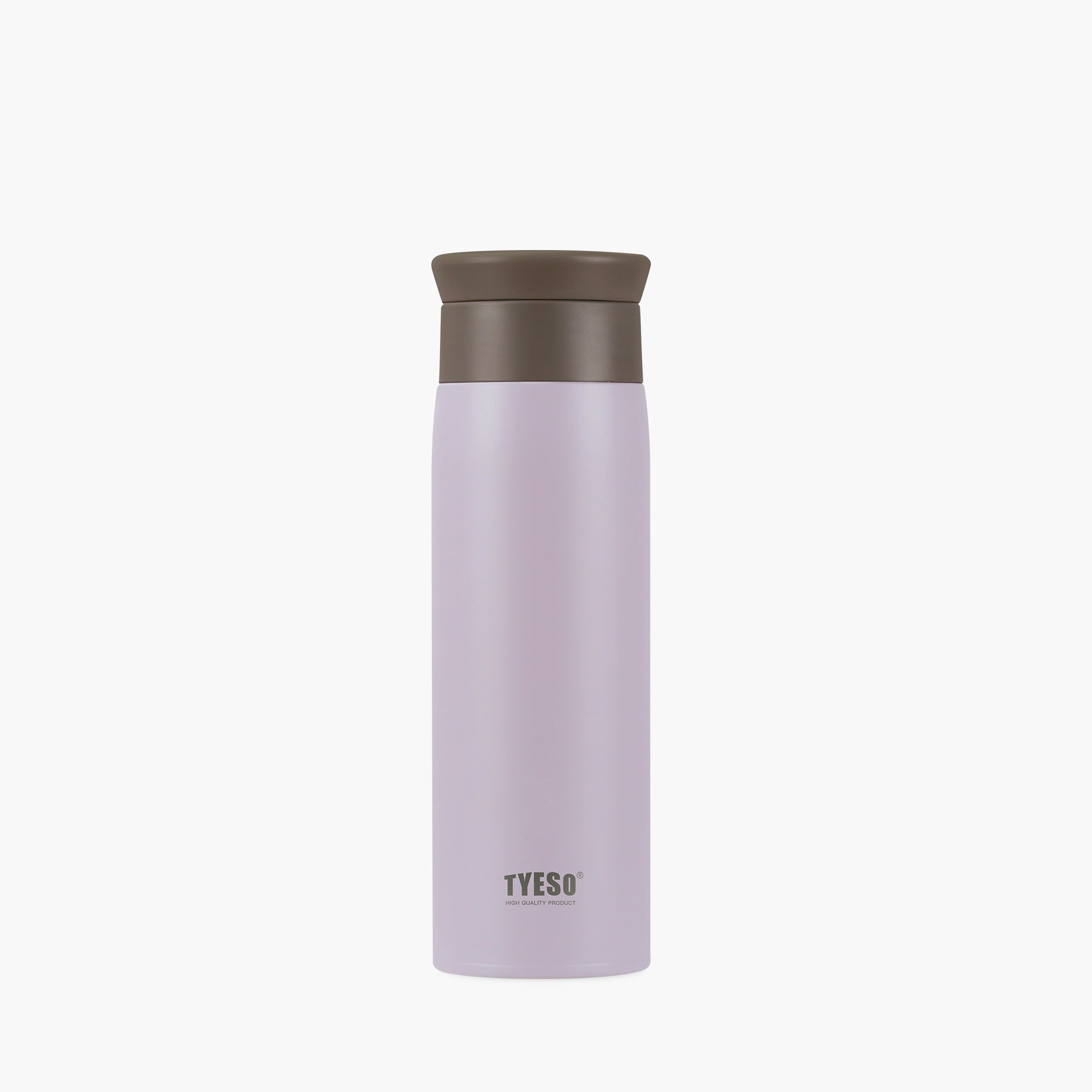 Front view of the purple 17 oz TYESO LYRA classic insulated water bottle #color_purple