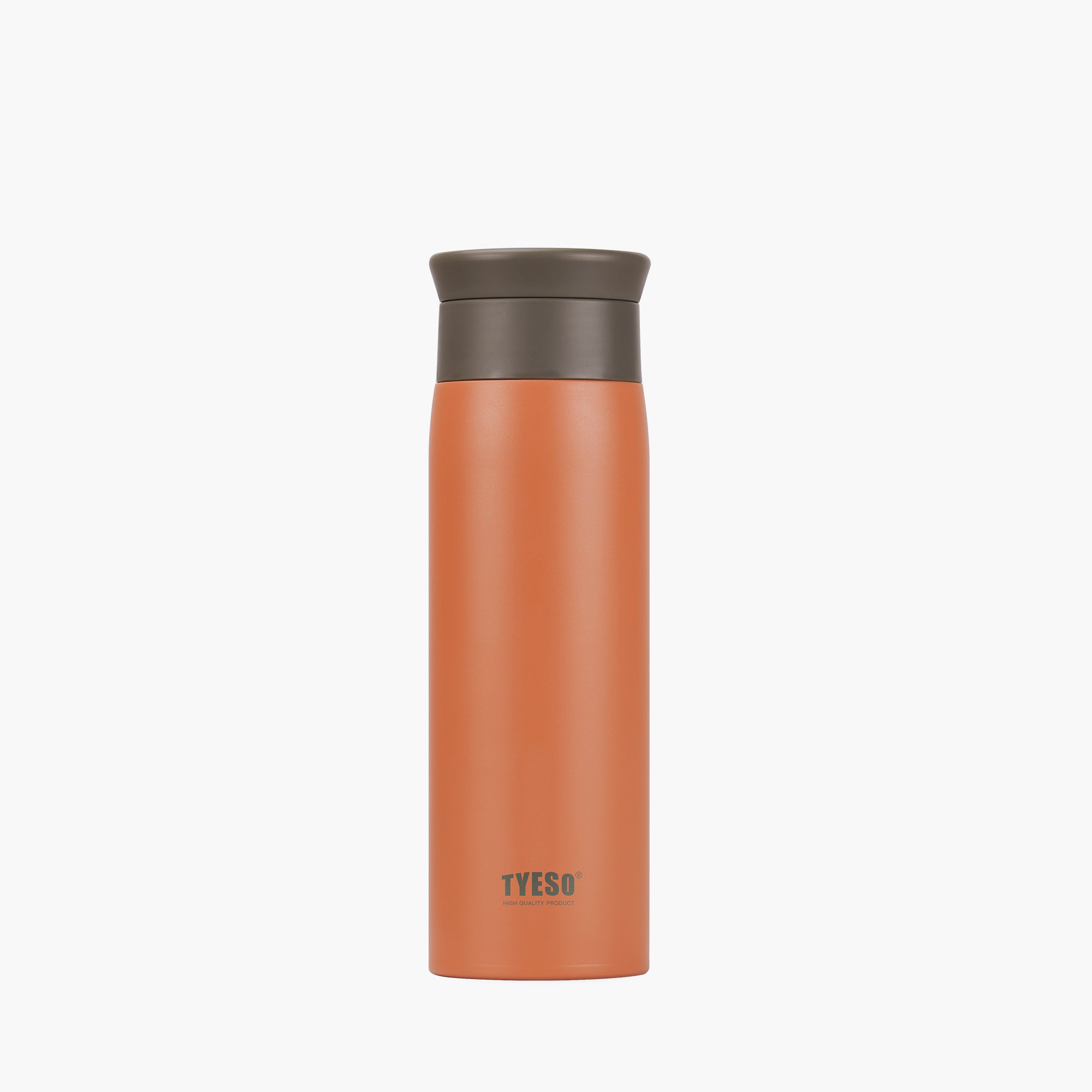 Front view of the red 17 oz TYESO LYRA classic insulated water bottle #color_red