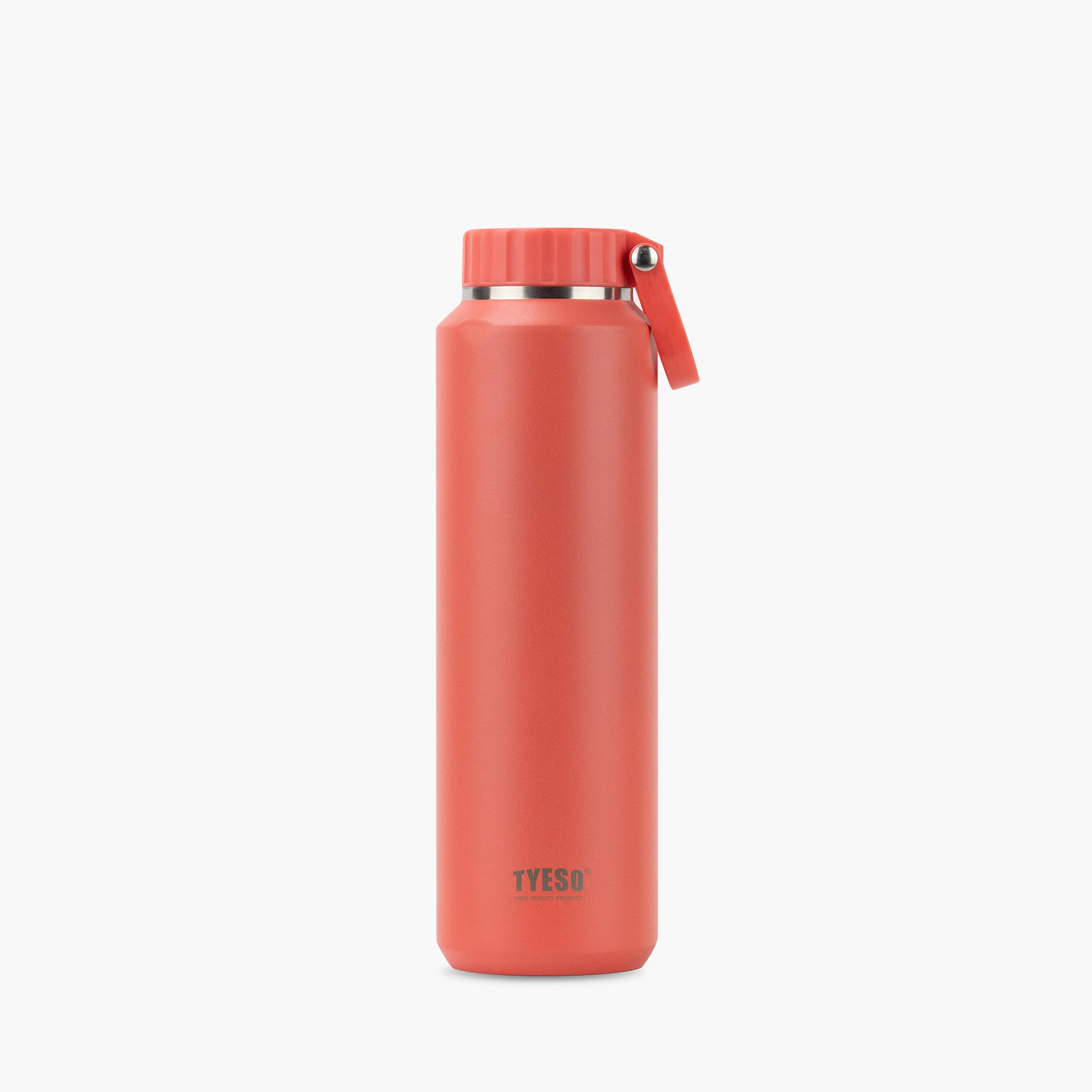 Front view of the orange 24 oz TYESO MESA insulated sports water bottle #color_orange