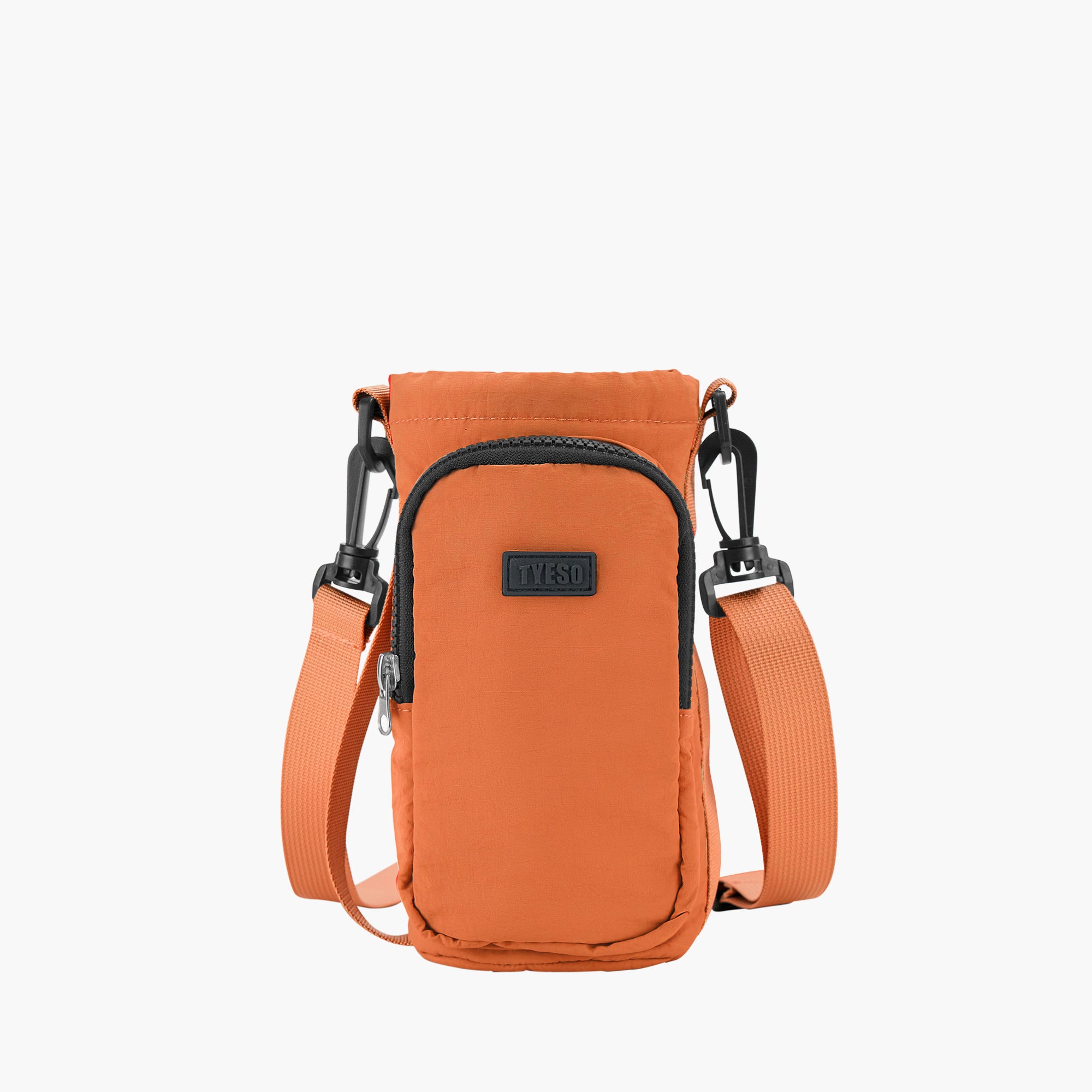 TYESO Multi-Use Bottle Pouch in Orange – dimensions #color_orange