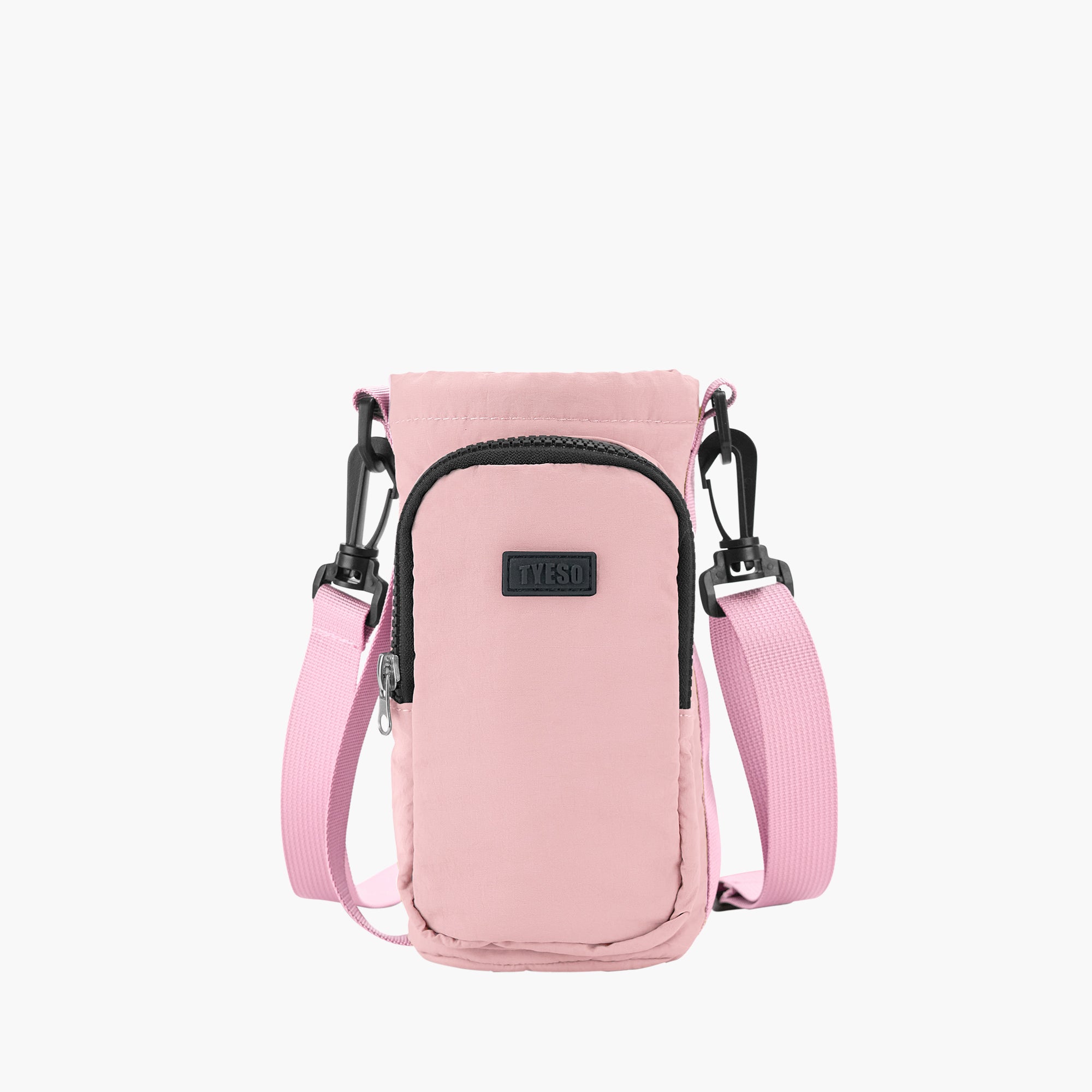 TYESO Multi-Use Bottle Pouch in Pink – dimensions #color_pink