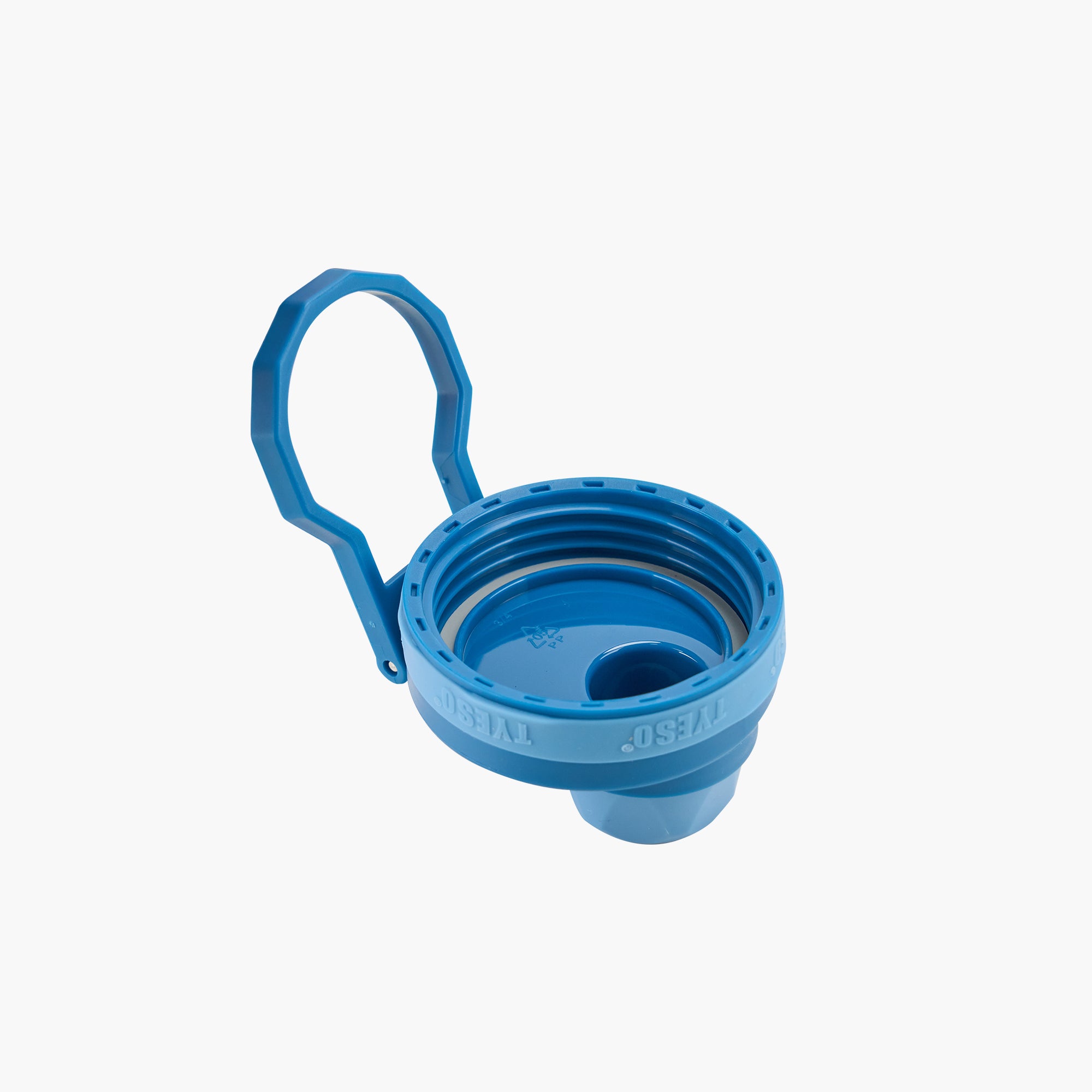 TYESO Replacement Lid for AERIS REVIVE Sports Bottle in Blue – lid detail #color_blue