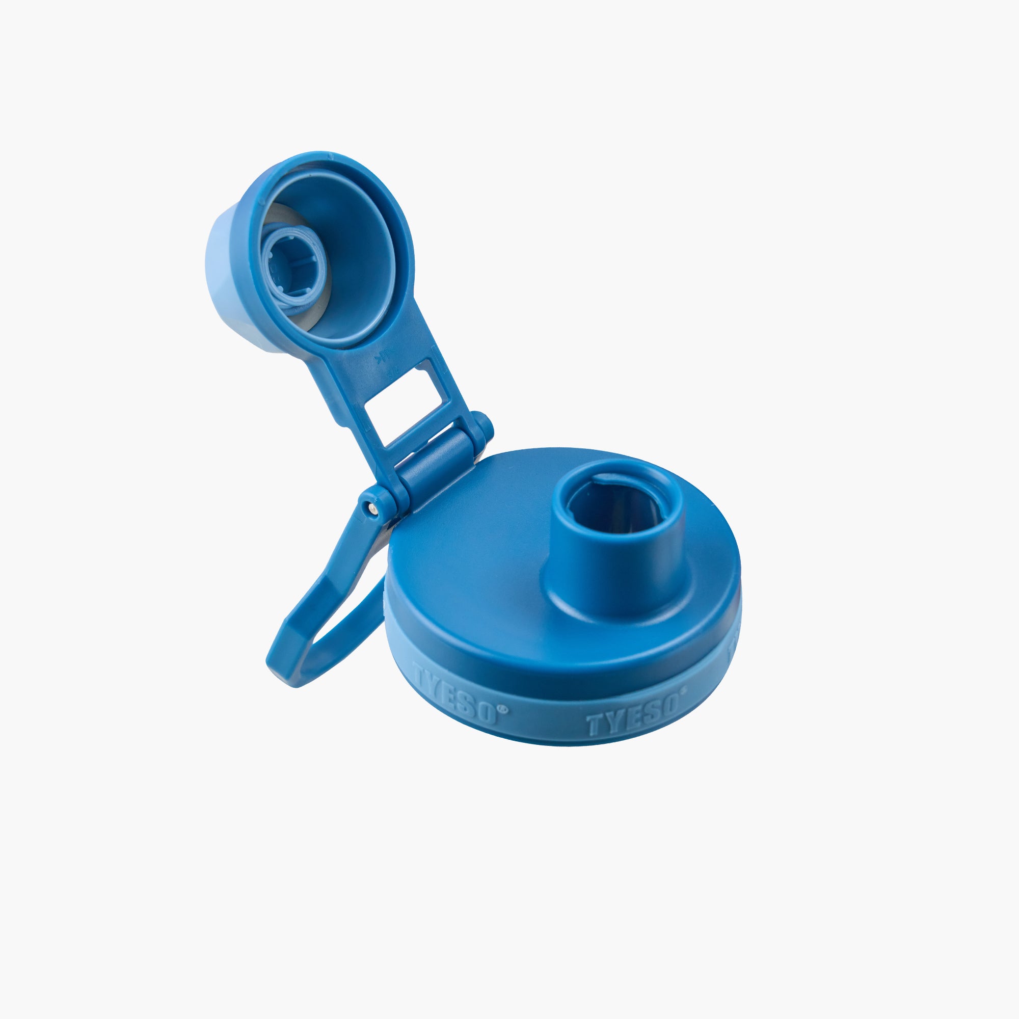 TYESO Replacement Lid for AERIS REVIVE Sports Bottle in Blue – lid detail #color_blue
