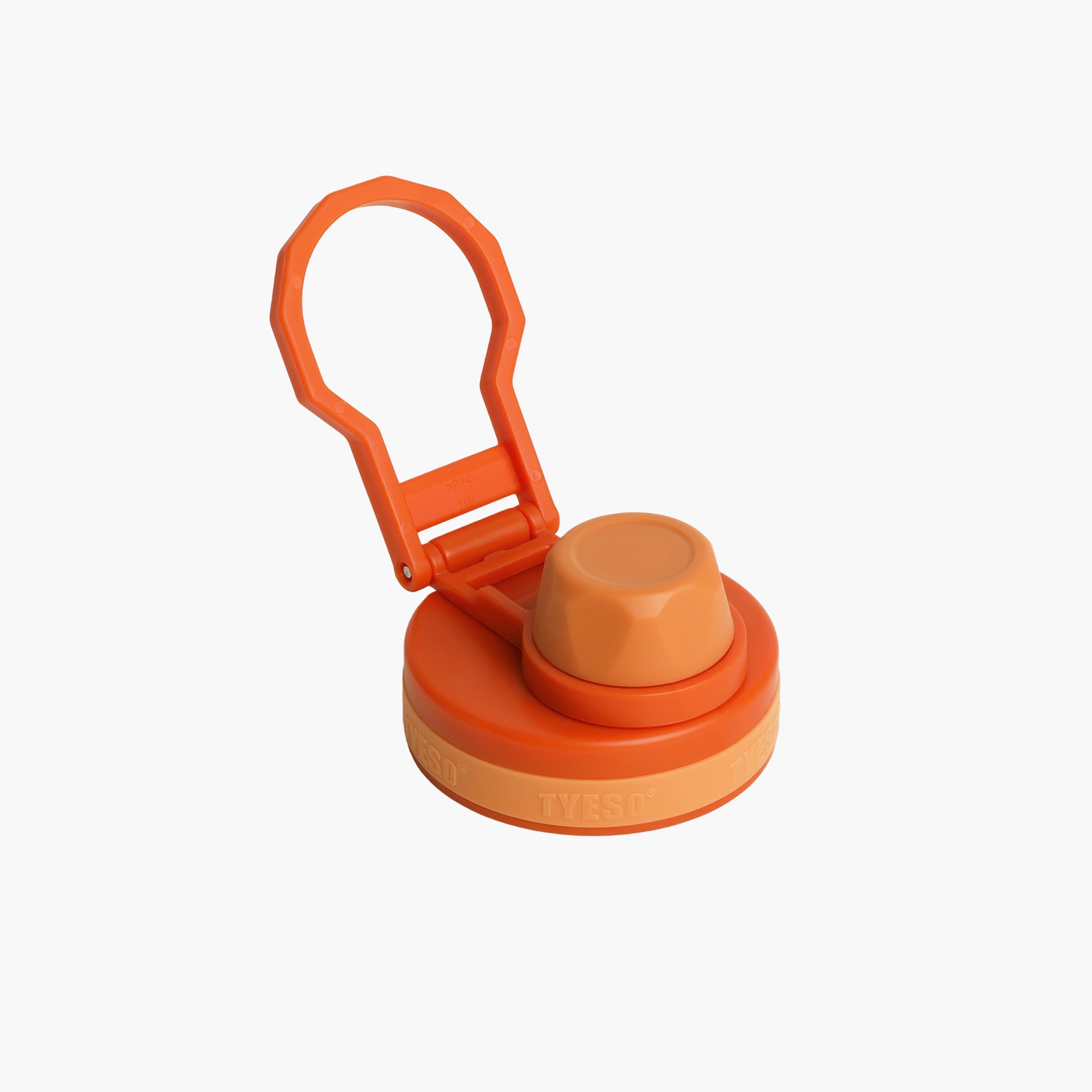 TYESO Replacement Lid for AERIS REVIVE Sports Bottle in Orange – lid detail #color_orange