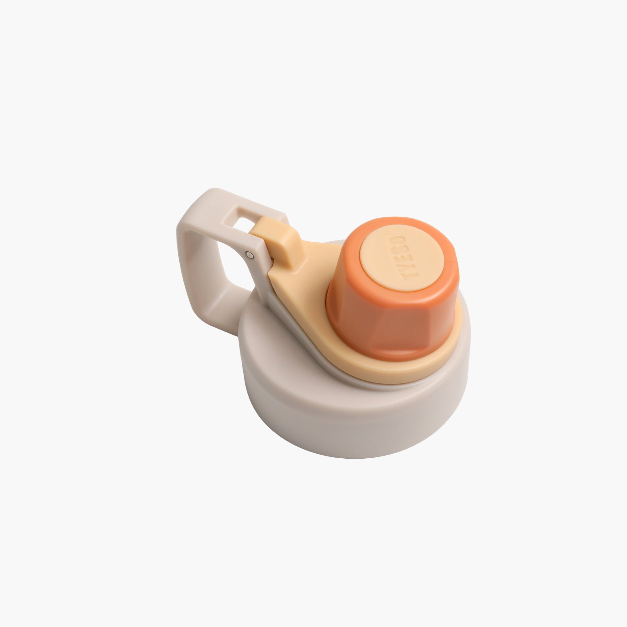 TYESO Replacement Lid for FIZZ Sports Bottle in Orange – lid detail #color_orange