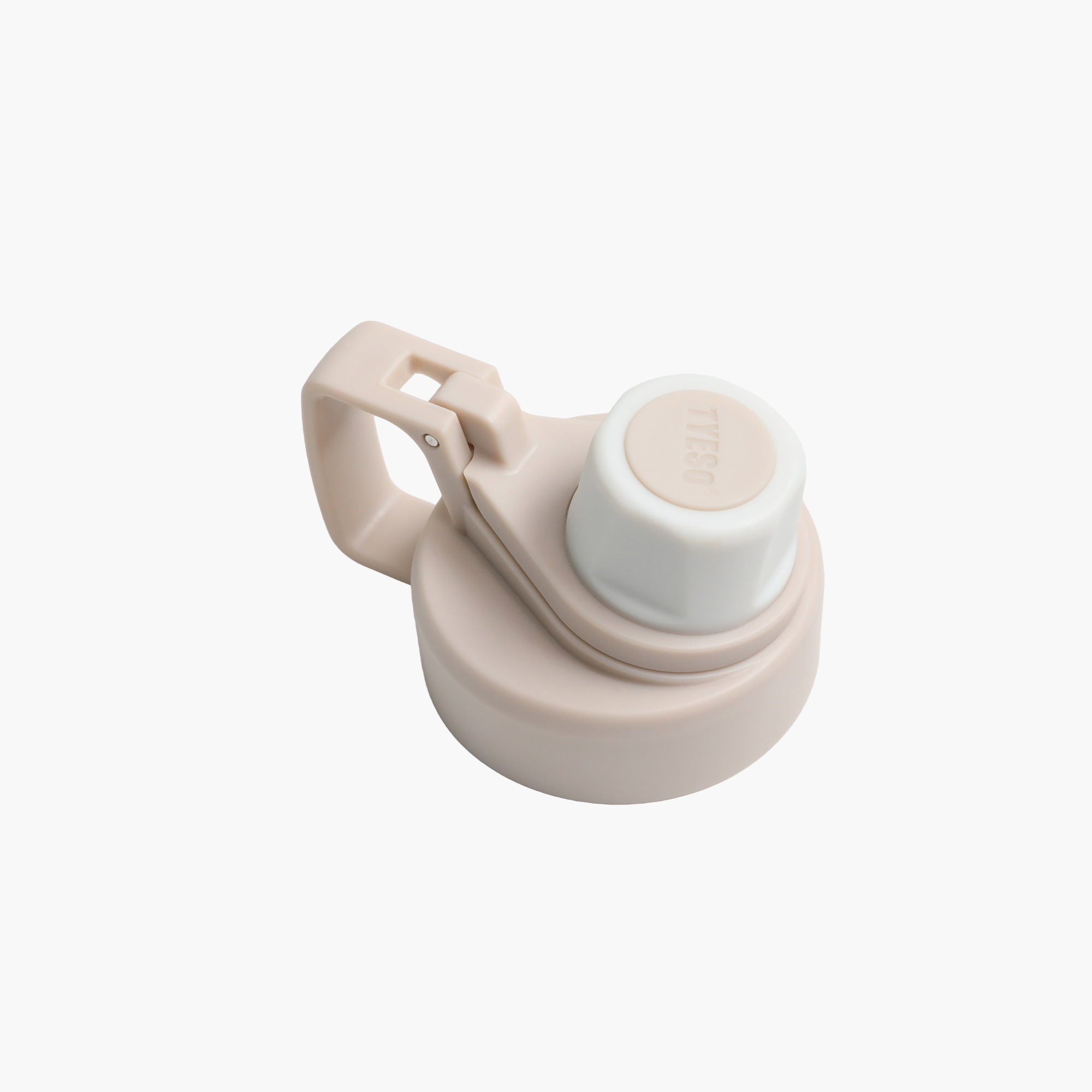 TYESO Replacement Lid for FIZZ Sports Bottle in White – lid detail #color_white