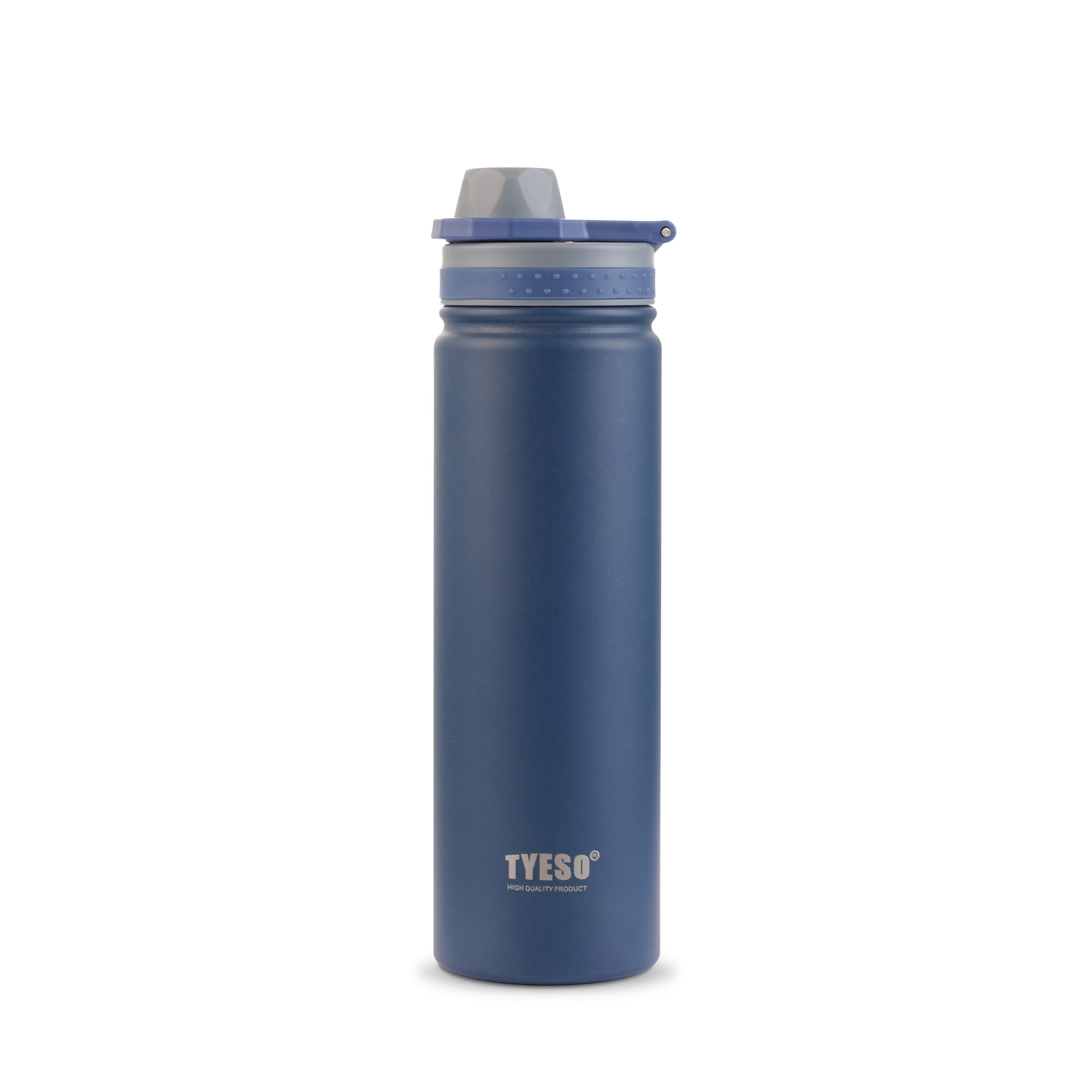 TYESO REVIVE Sports Bottle with Foldable Handle in Blue, 25 oz – carry handle detail #color_blue