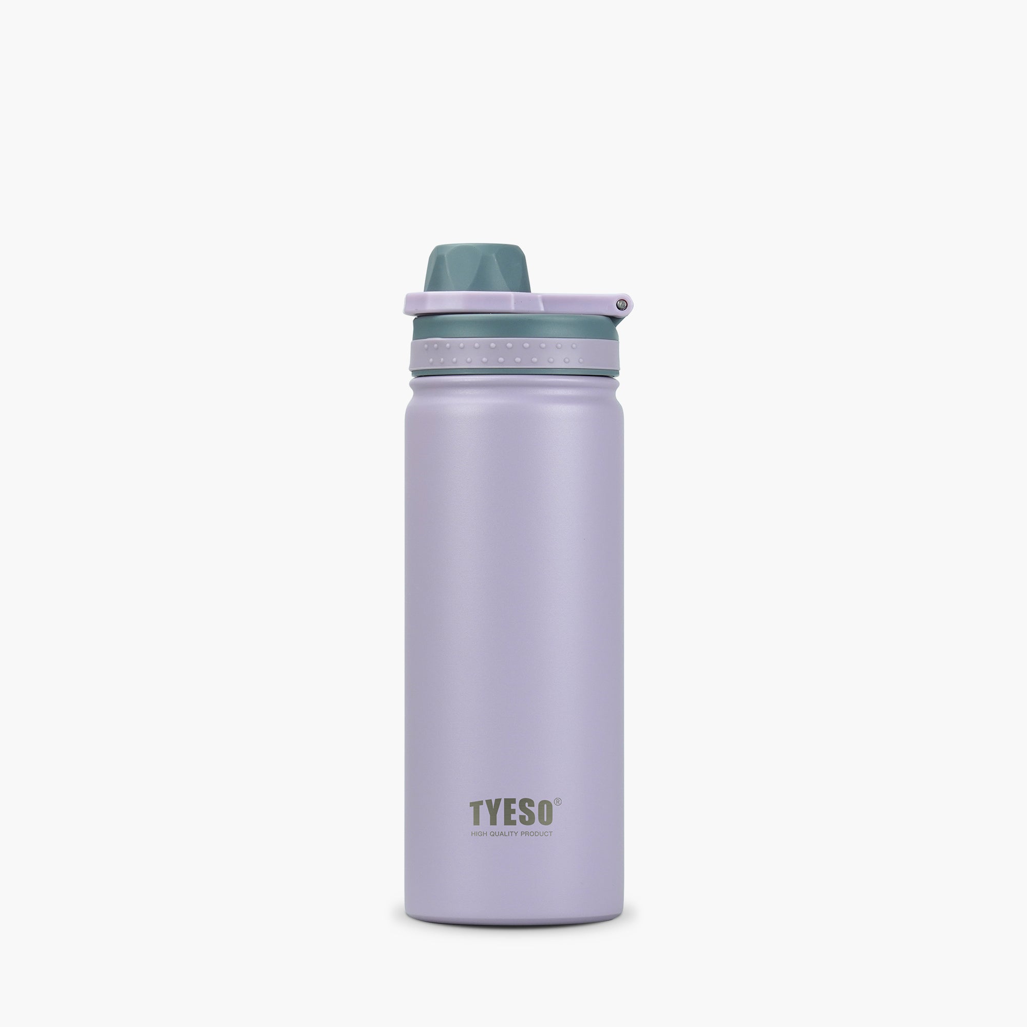 TYESO REVIVE Sports Bottle with Foldable Handle in Purple, 20 oz – carry handle detail #color_purple