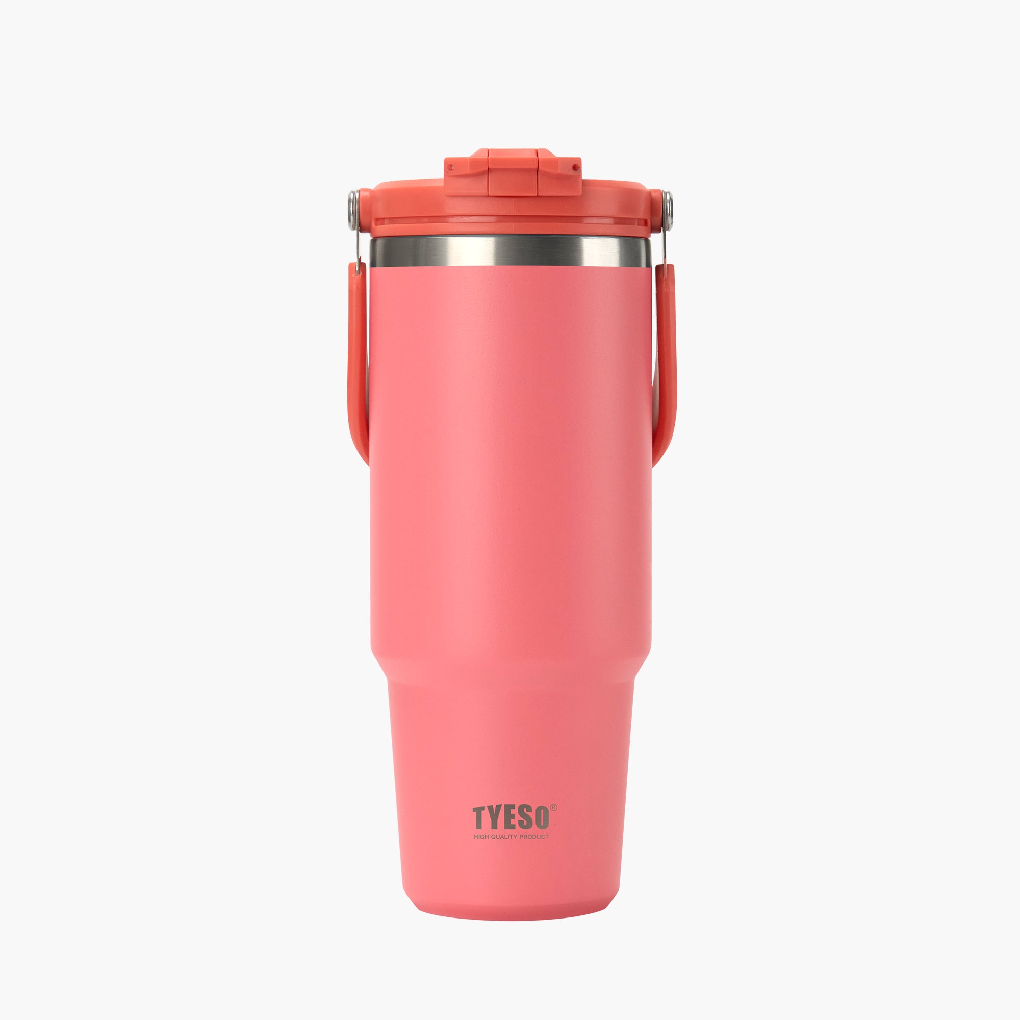 TYESO ROAM 2.0 Straw Tumbler in Dark Pink, 40 oz – lid detail #color_dark pink