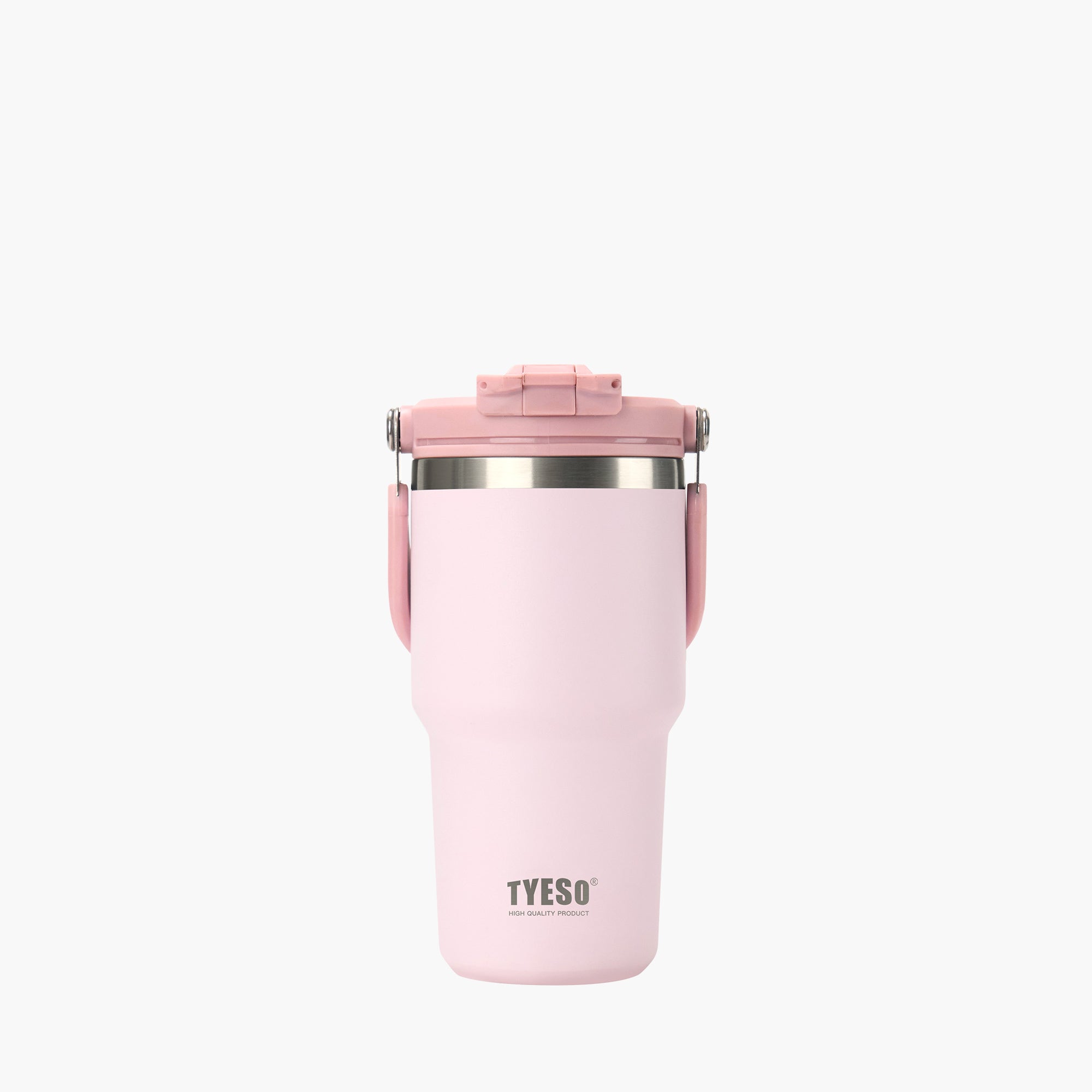 TYESO ROAM 2.0 Straw Tumbler in Light Pink, 20 oz – lid detail #color_light pink