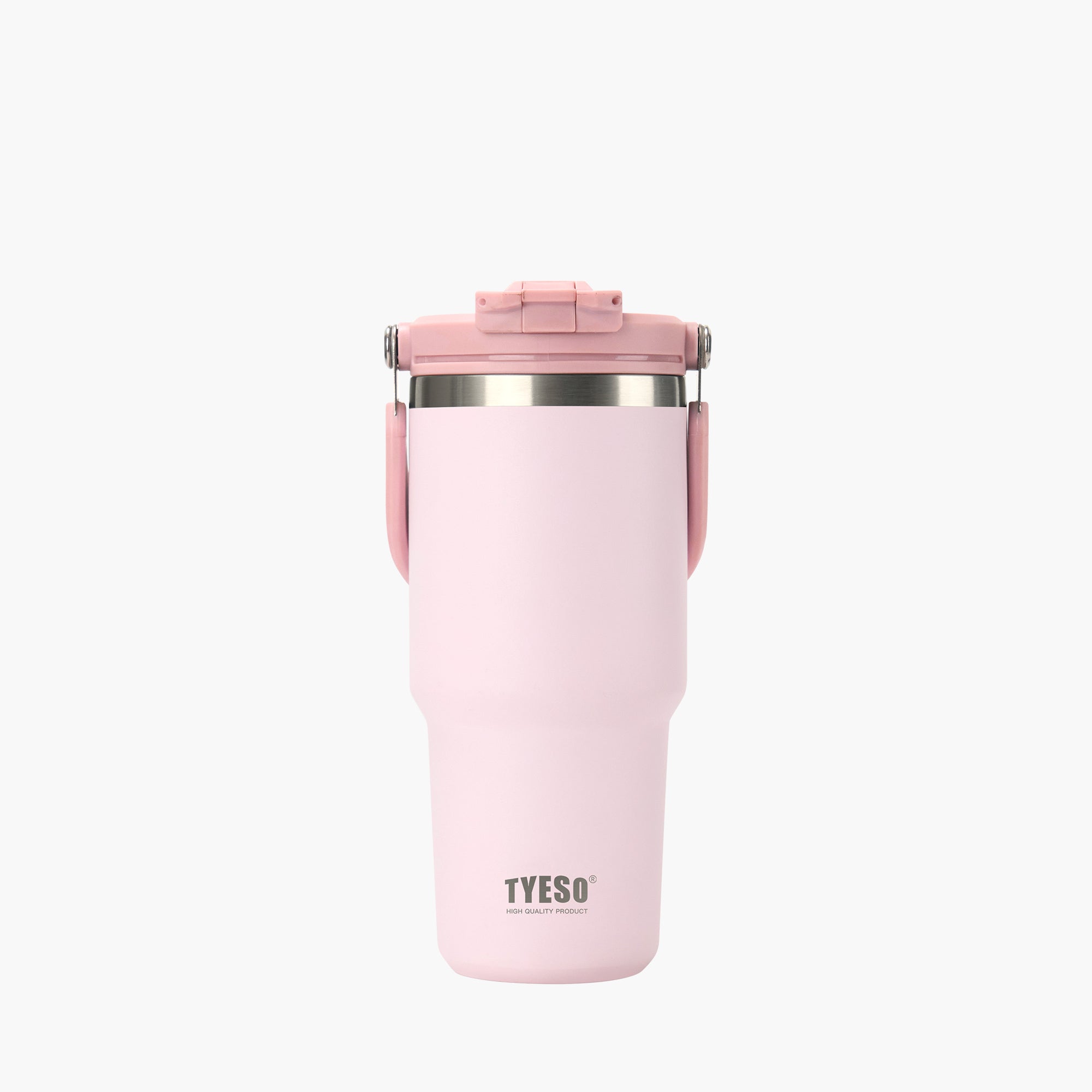 TYESO ROAM 2.0 Straw Tumbler in Light Pink, 25 oz – lid detail #color_light pink