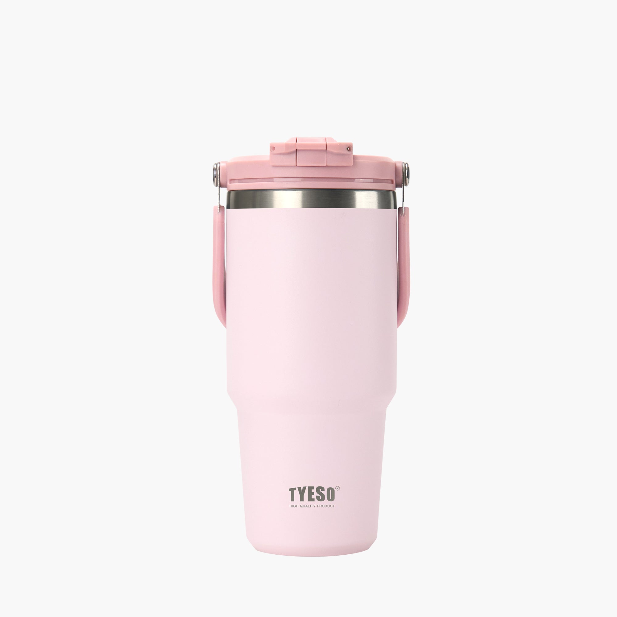TYESO ROAM 2.0 Straw Tumbler in Light Pink, 35 oz – lid detail #color_light pink