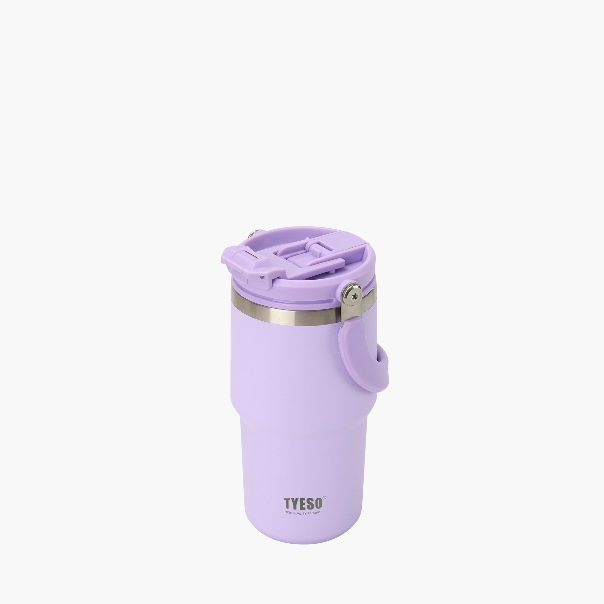 TYESO ROAM 2.0 Straw Tumbler in Purple, 20 oz – lid detail #color_purple