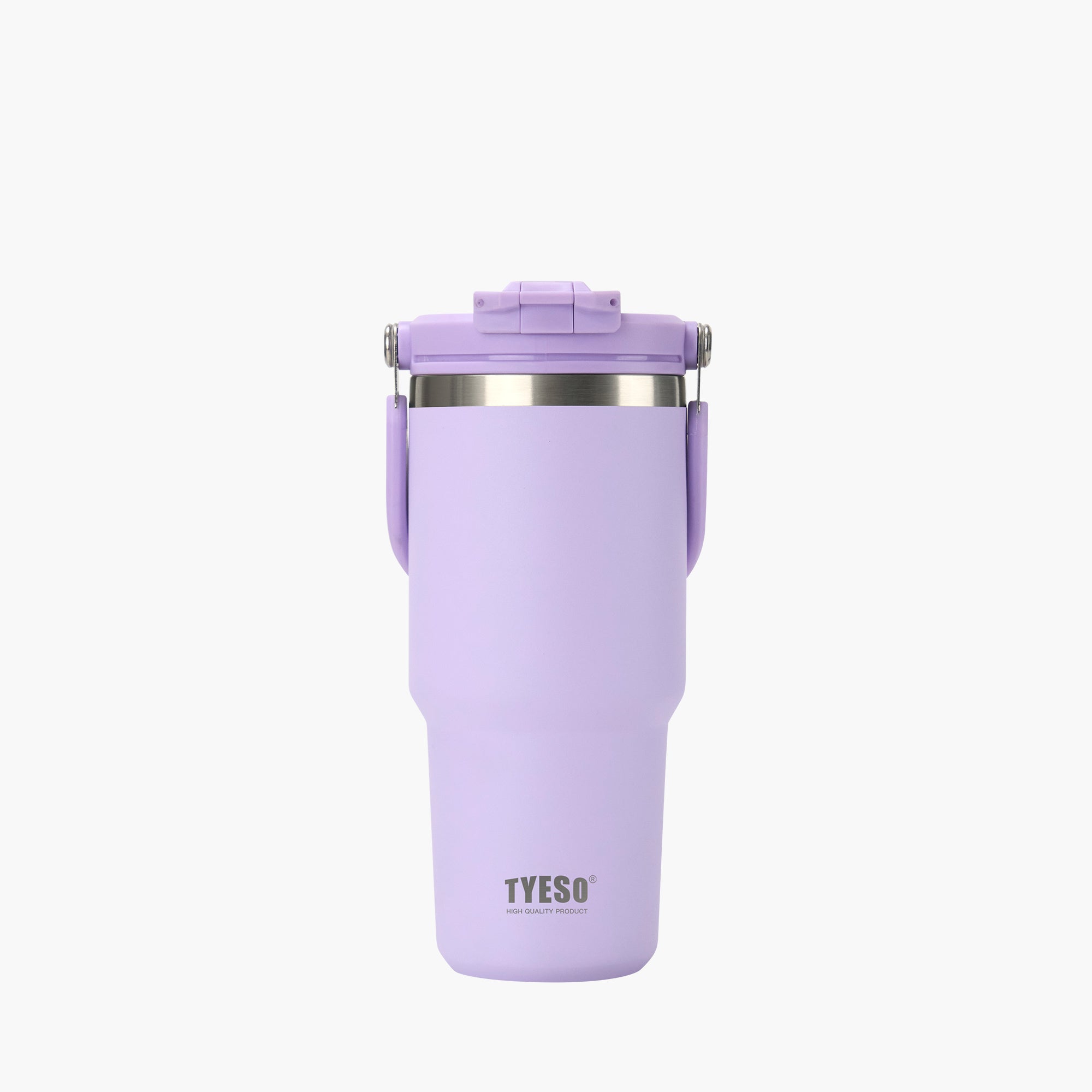 TYESO ROAM 2.0 Straw Tumbler in Purple, 25 oz – lid detail #color_purple
