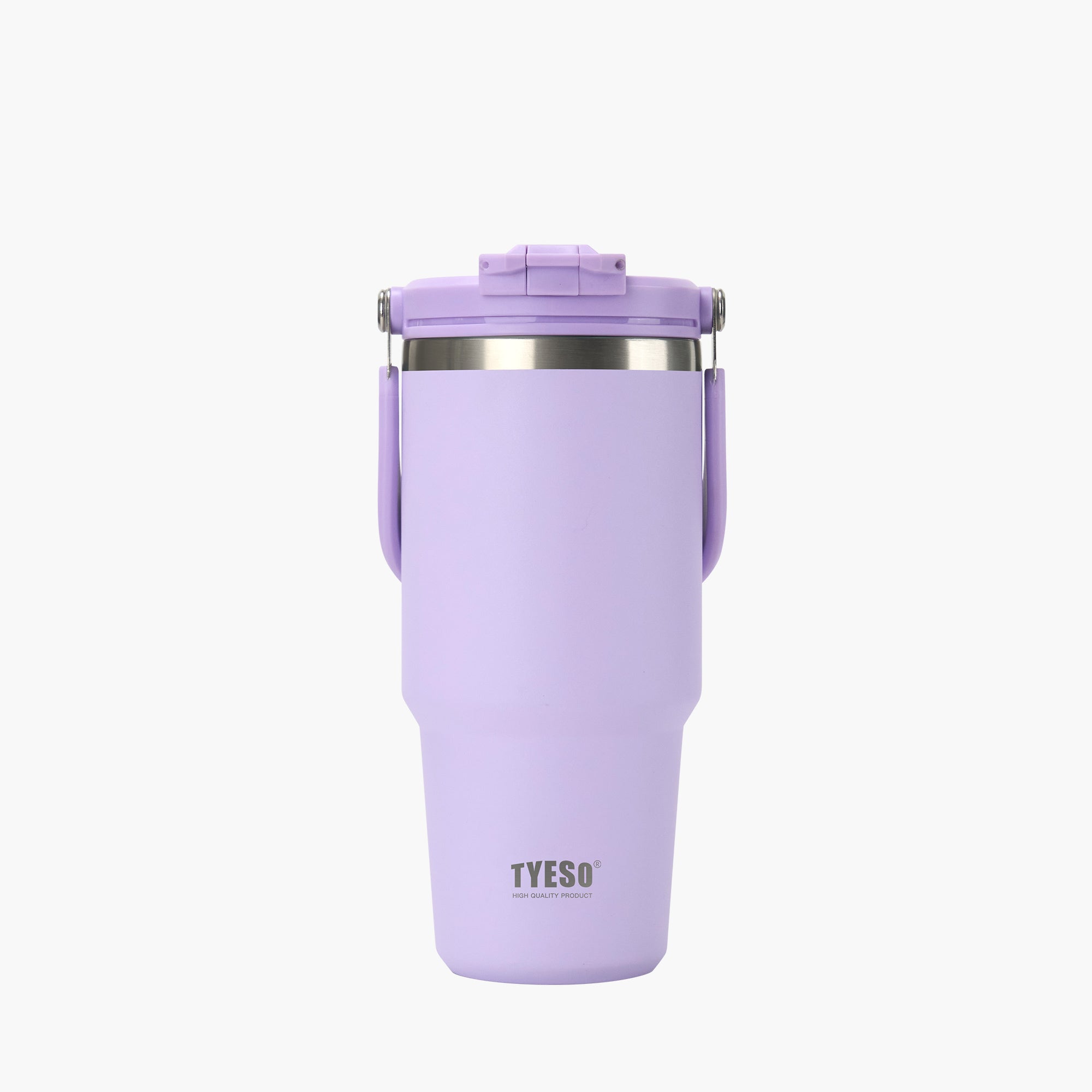 TYESO ROAM 2.0 Straw Tumbler in Purple, 35 oz – lid detail #color_purple