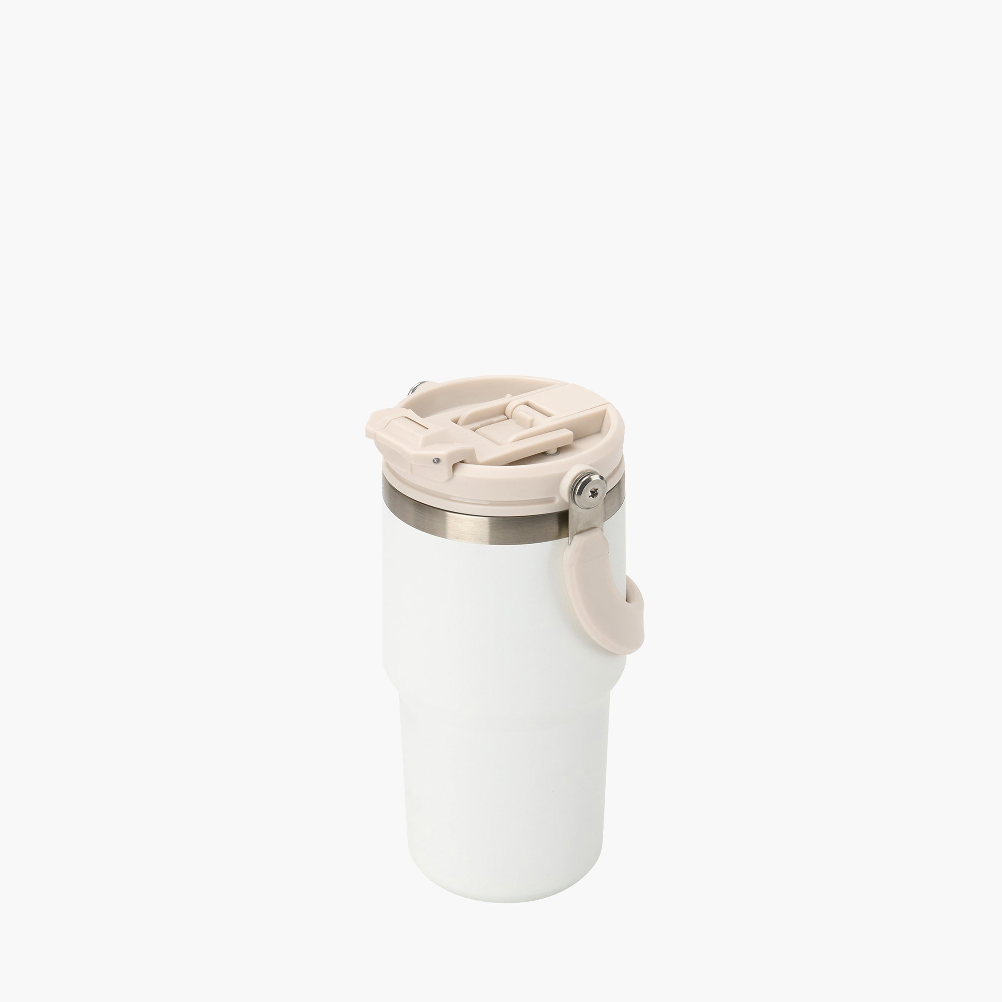 TYESO ROAM 2.0 Straw Tumbler in White, 20 oz – lid detail #color_white