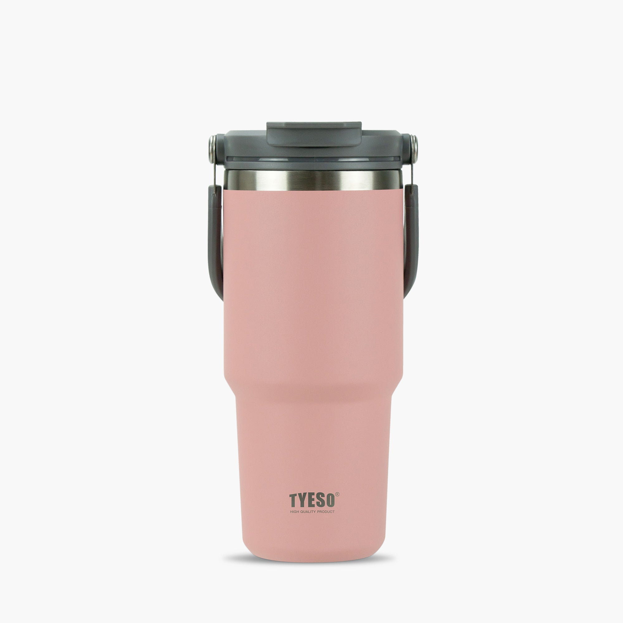 TYESO ROAM Straw Tumbler in Pink, 25 oz – lid detail #color_pink