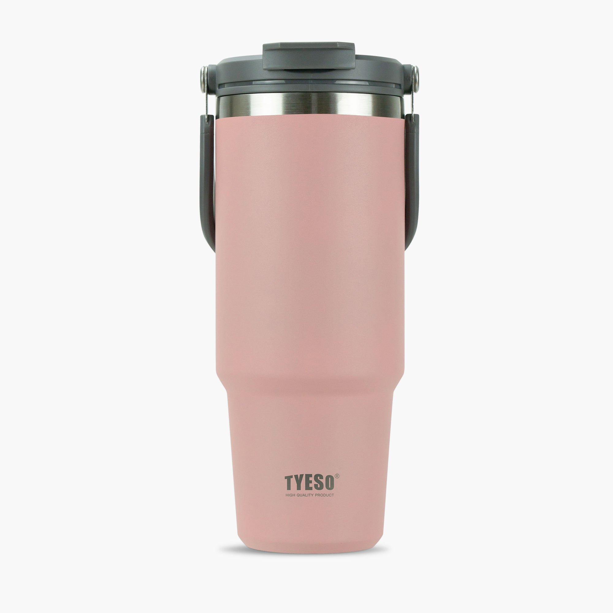 TYESO ROAM Straw Tumbler in Pink, 40 oz – lid detail #color_pink