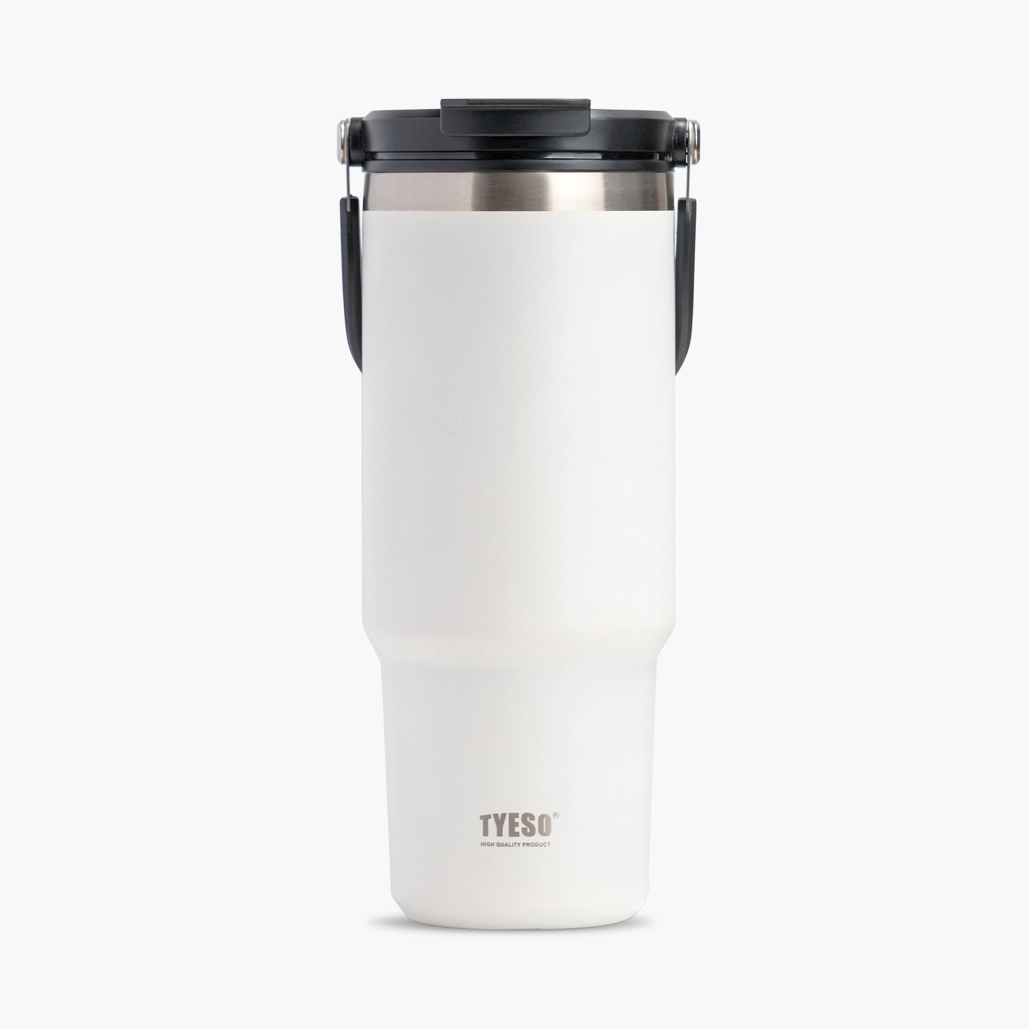 TYESO ROAM Straw Tumbler in White, 40 oz – lid detail #color_white