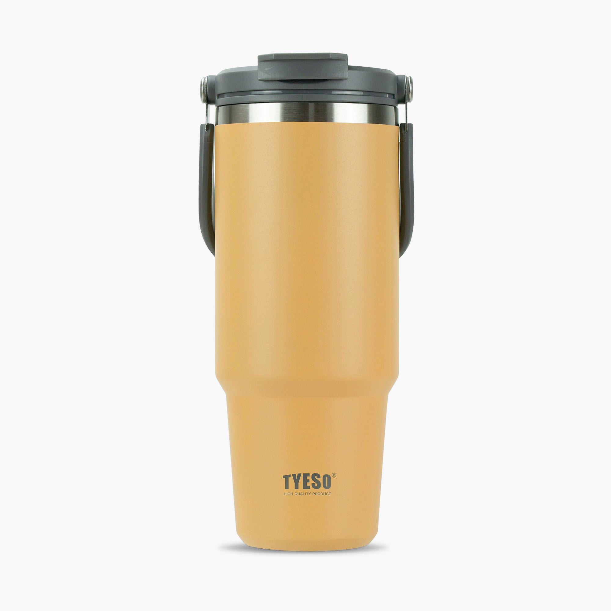 TYESO ROAM Straw Tumbler in Yellow, 40 oz – lid detail #color_yellow