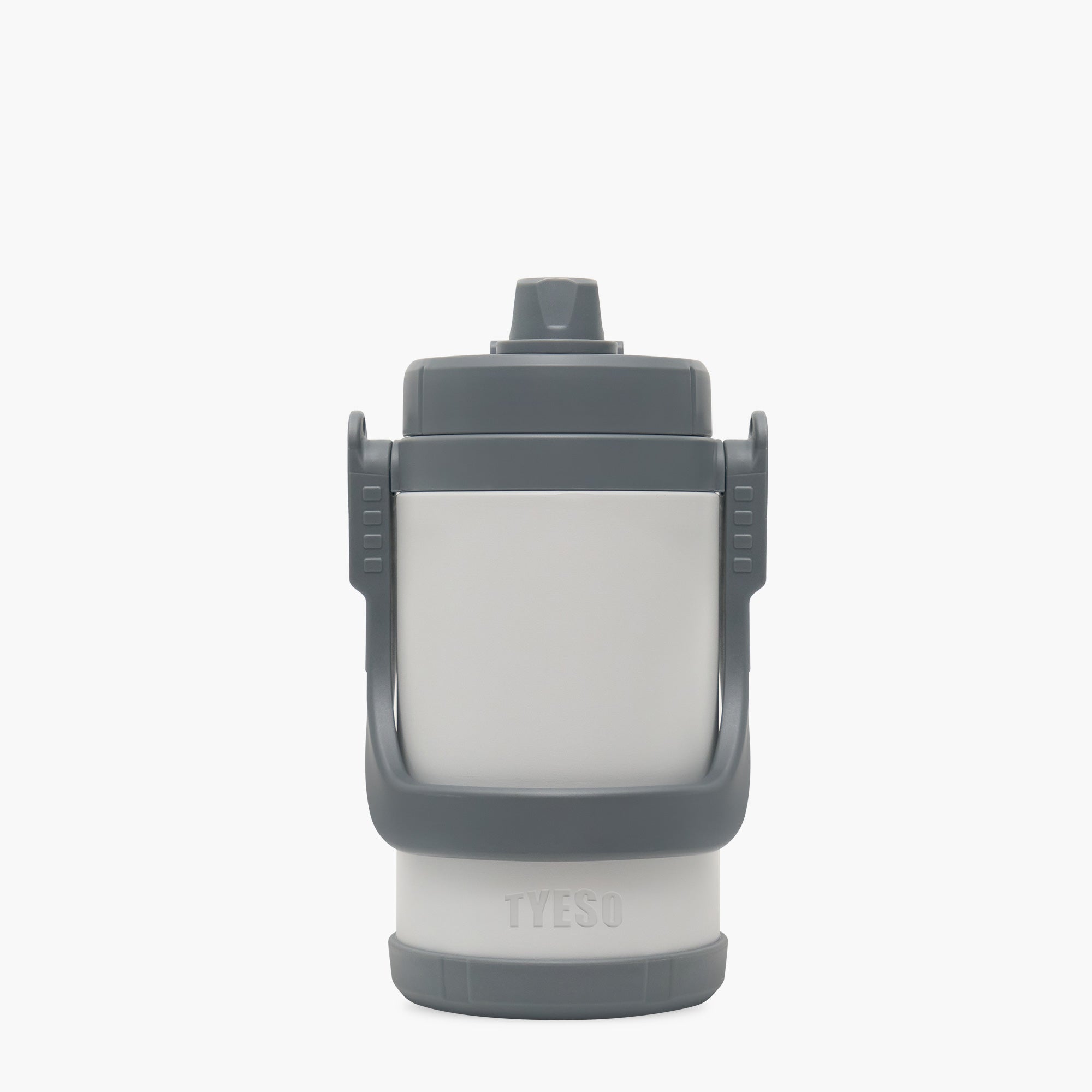 TYESO STOCK 2000 ml gray sports bottle front view #color_gray