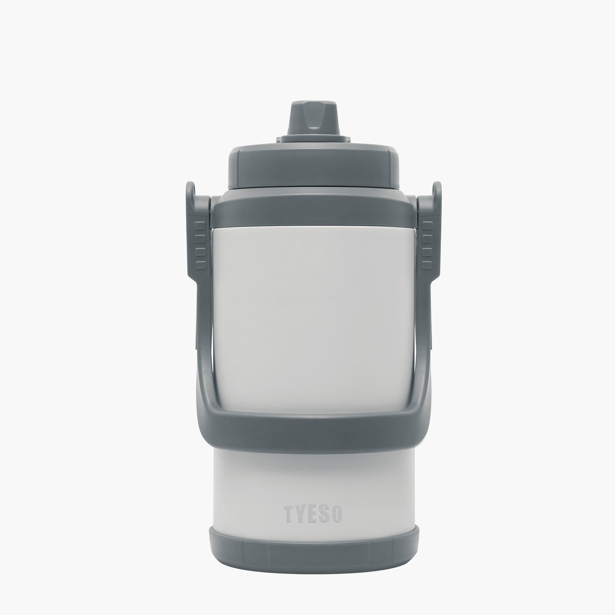 TYESO STOCK 3000 ml gray sports bottle front view #color_gray
