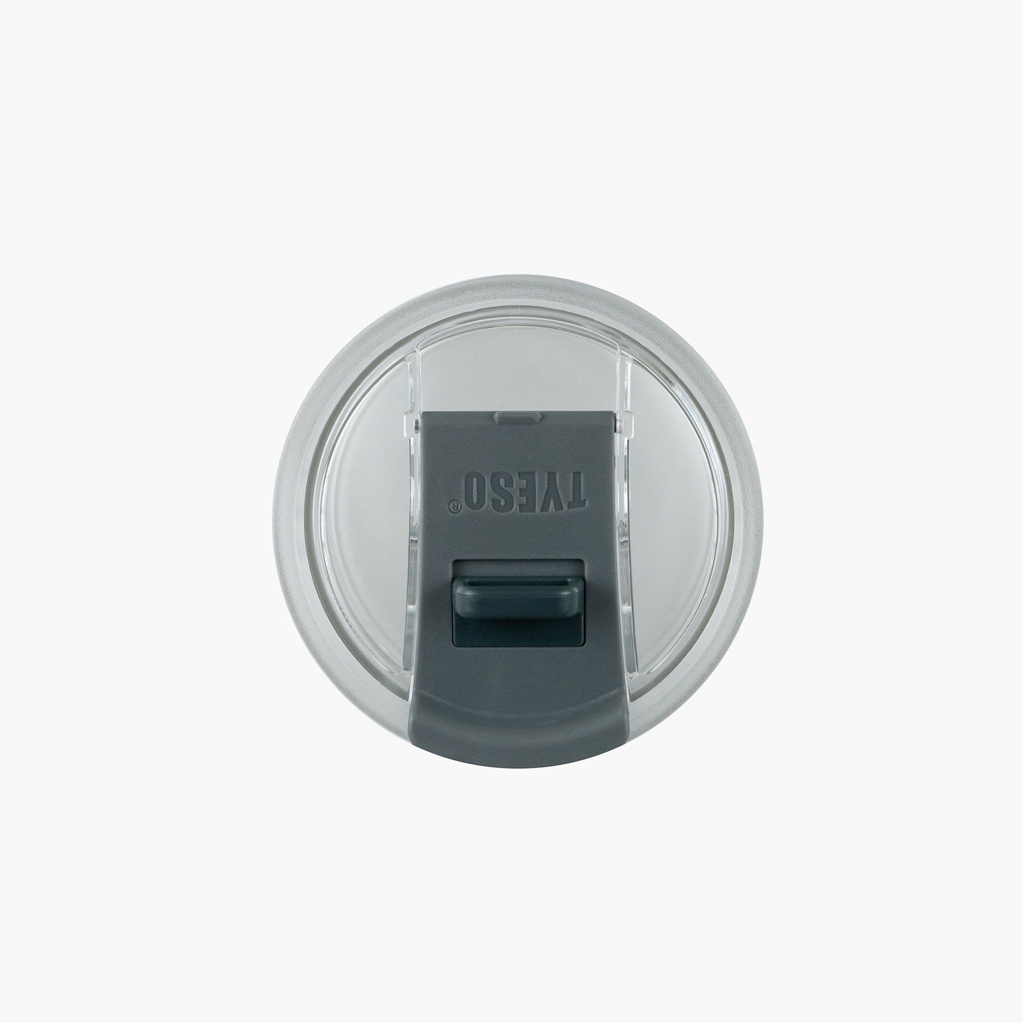 TYESO Replacement Lid for AURA Tumbler in Gray, 34 oz – lid detail #color_gray