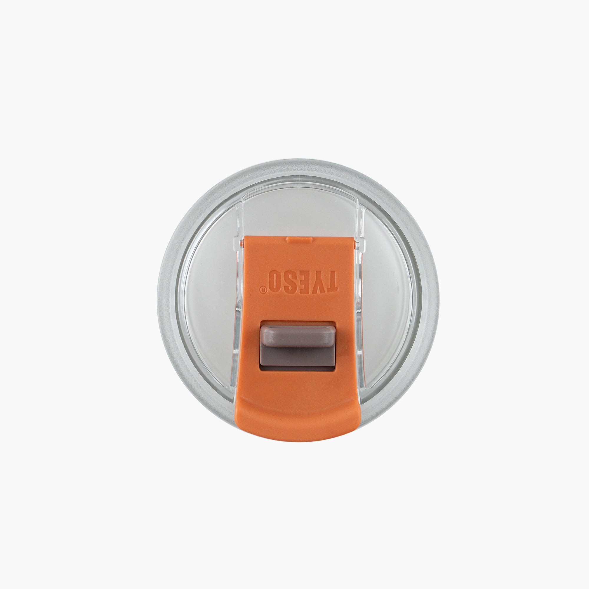 TYESO Replacement Lid for AURA Tumbler in Orange, 34 oz – lid detail #color_orange