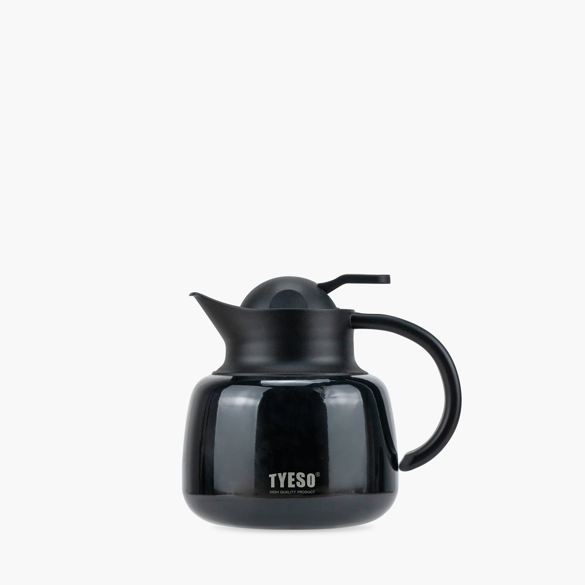 TYESO Vacuum Insulated Teapot with Strainer in Black, 25 oz #color_black