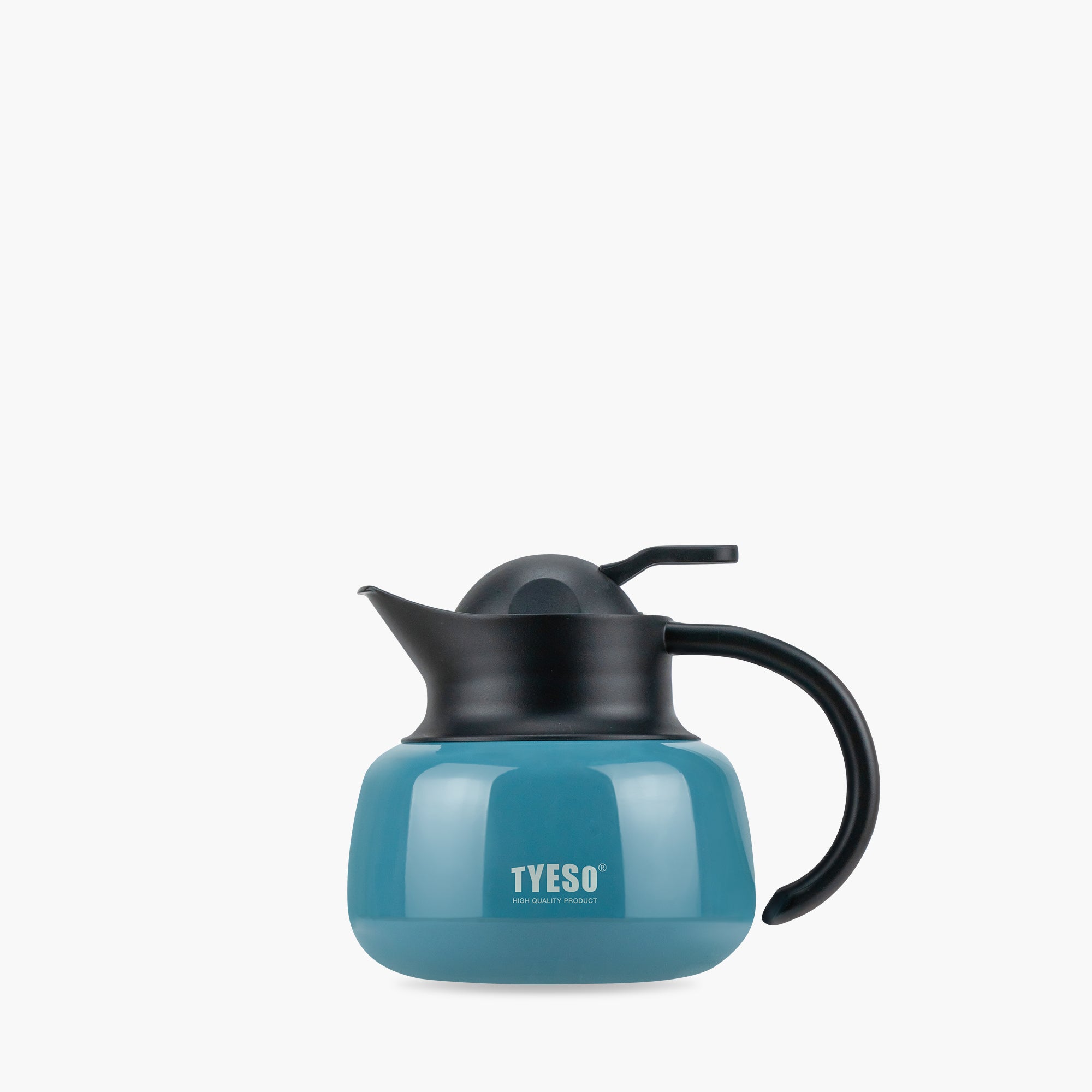 TYESO Vacuum Insulated Teapot with Strainer in Blue, 20 oz #color_blue